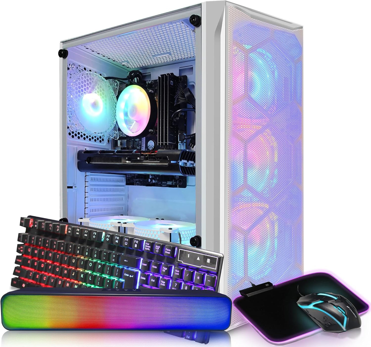High-Performance Gaming PC: Intel Core i7, Radeon RX 5700, 32GB RAM