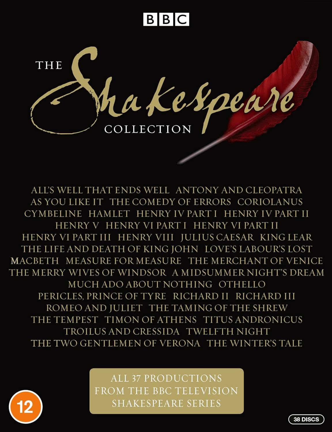 The Shakespeare Collection DVD Set - A Must-Have for Fans