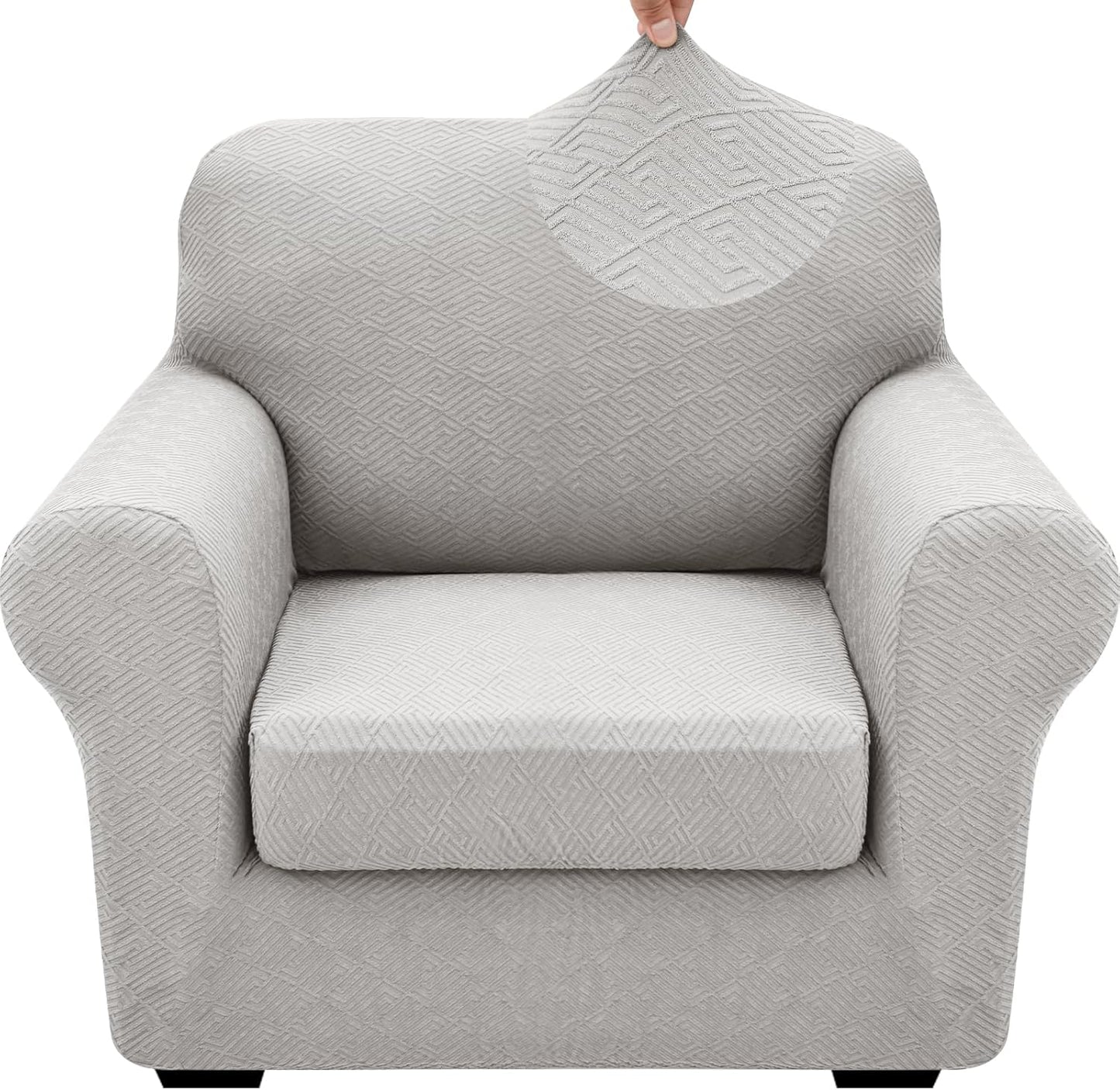 XINEAGE Super Stretch Chair Covers with Arms for Living Room