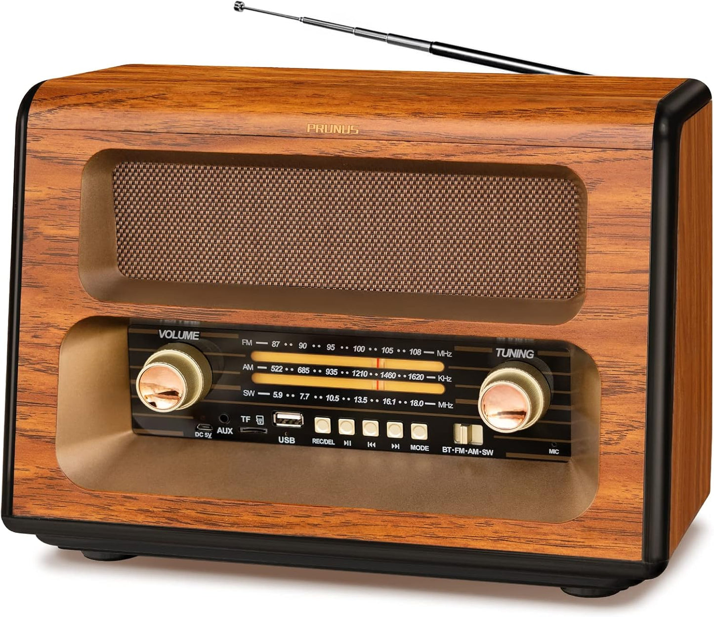 Vintage Bluetooth Radio with Modern Features for Music Lovers