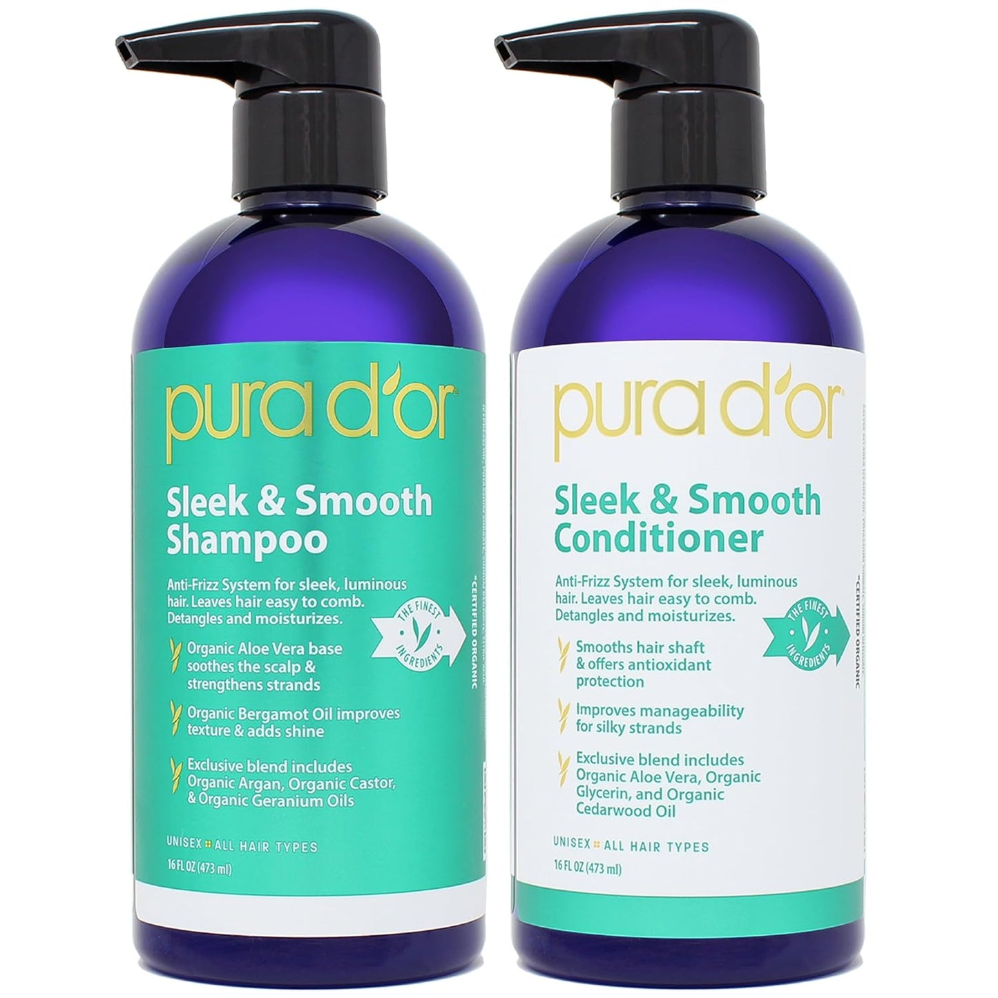 PURA D'OR Frizz-Free Hair Set
