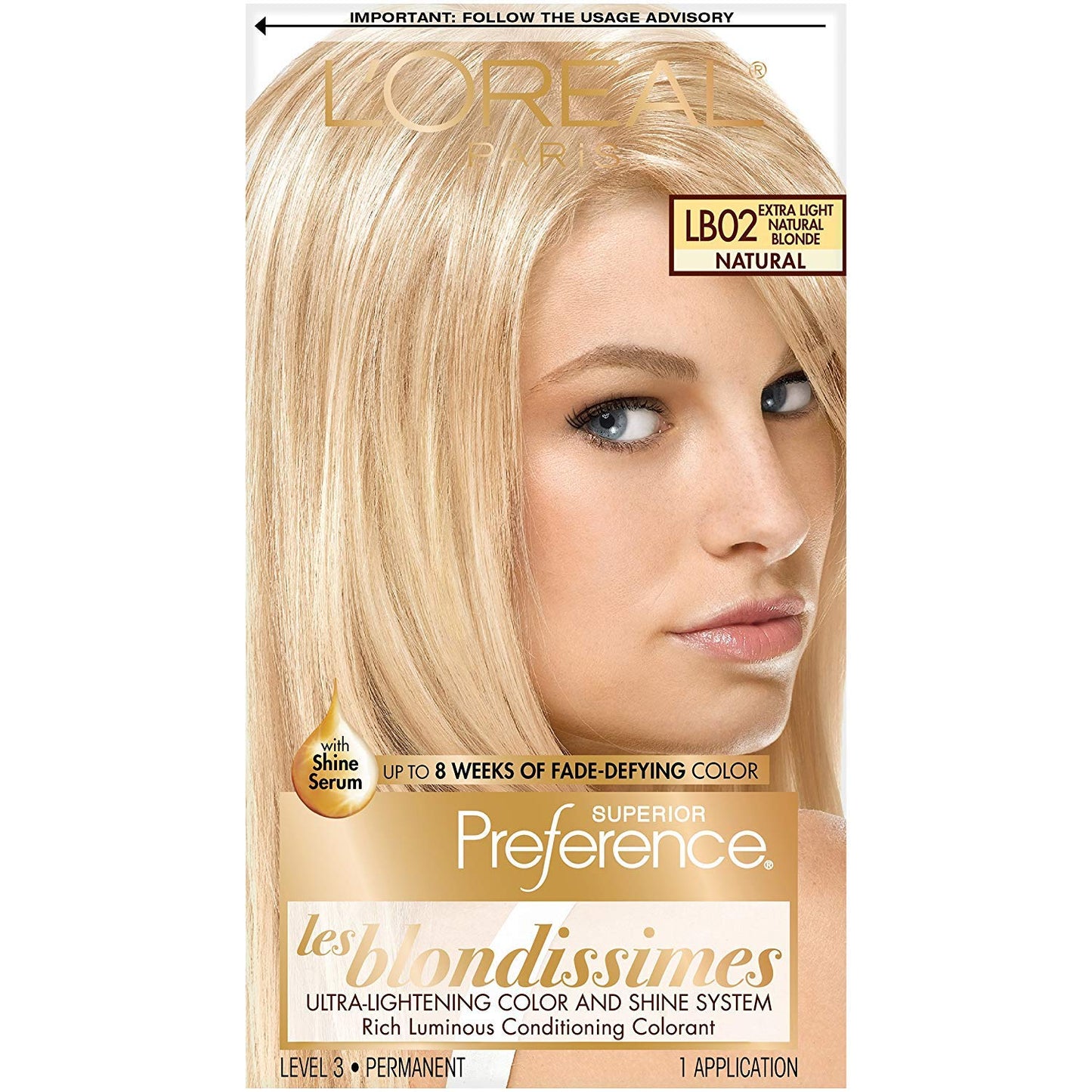 L'Oreal Superior Preference Les Blondissimes LB02 Extra Light Blonde