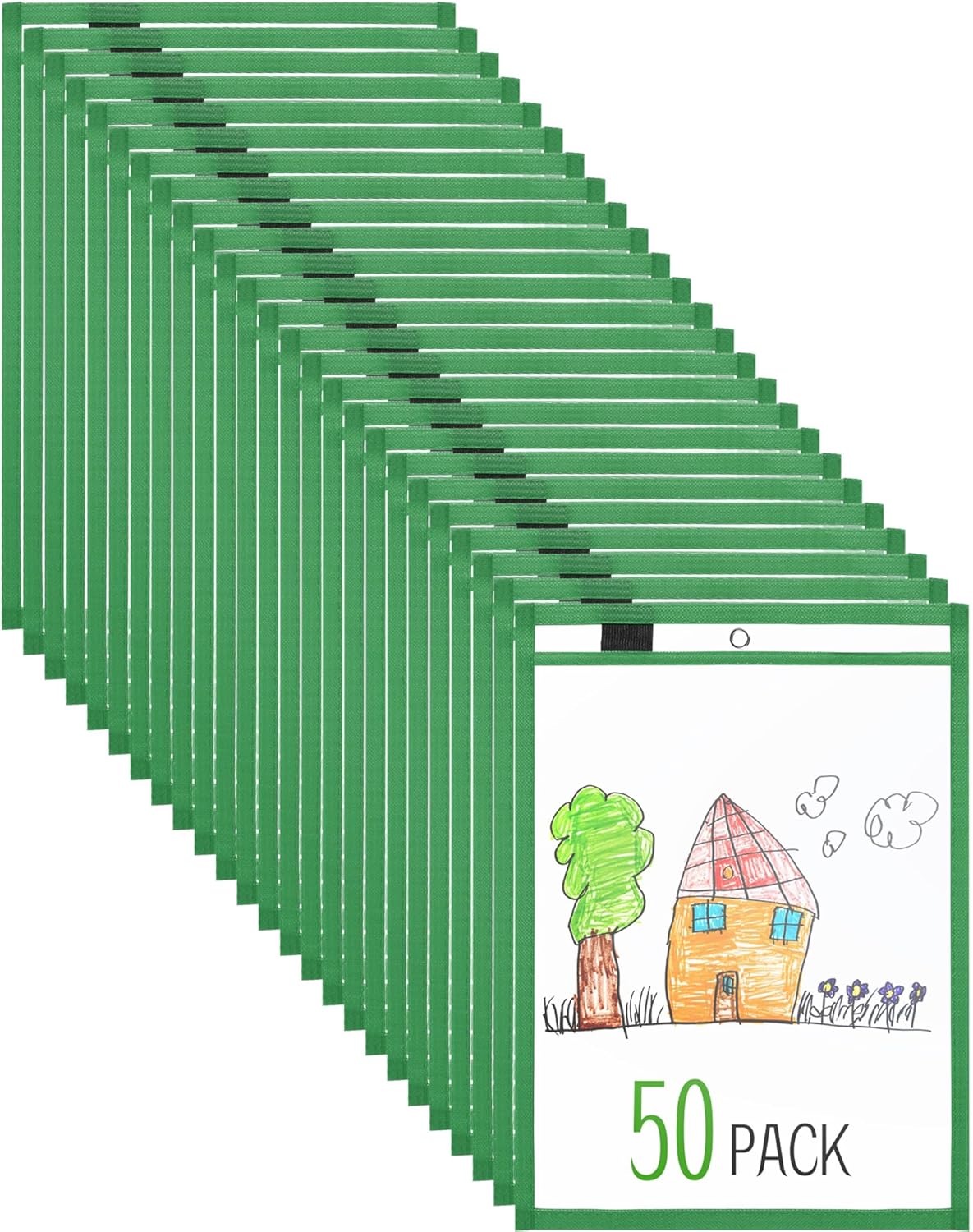 Nezyo Dry Erase Pockets for Classroom and Job Ticket Holders