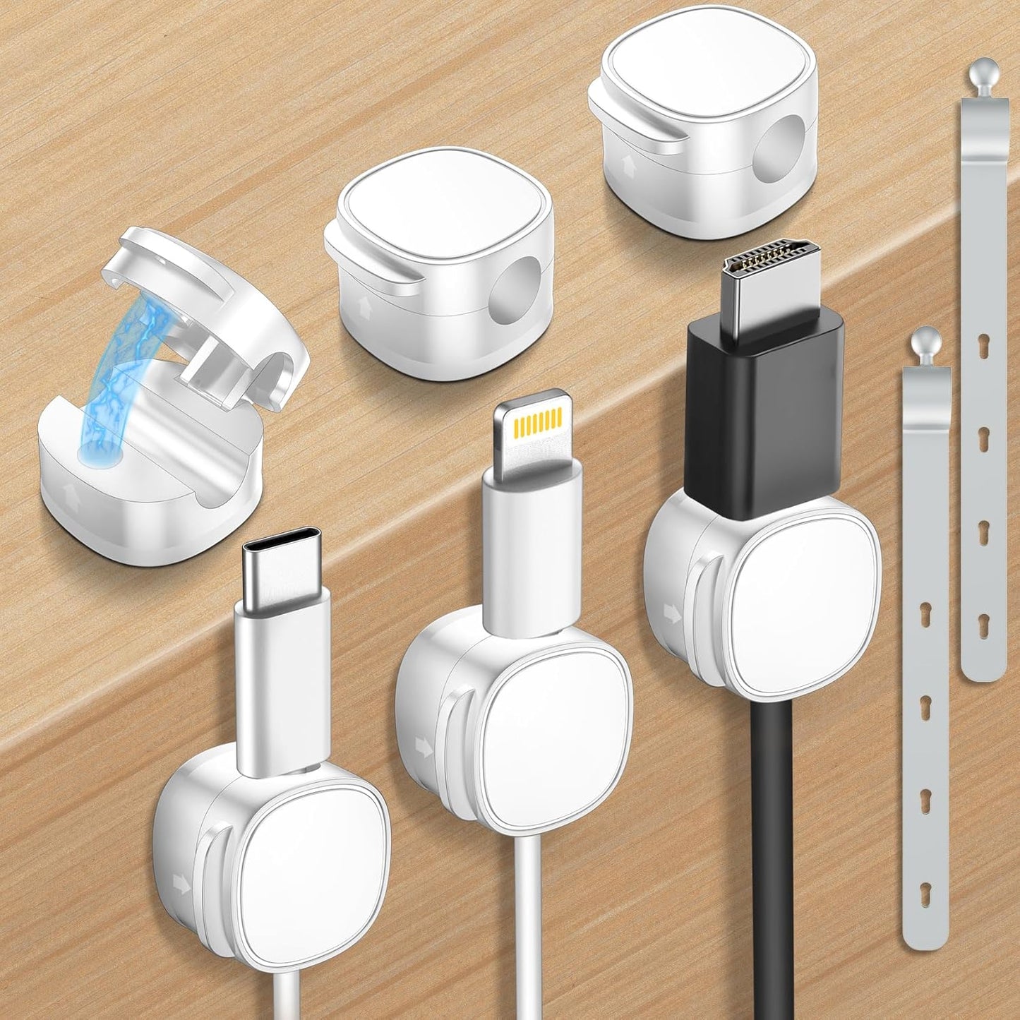MOZOTER Cable Organizer: Keep Cables Neat!