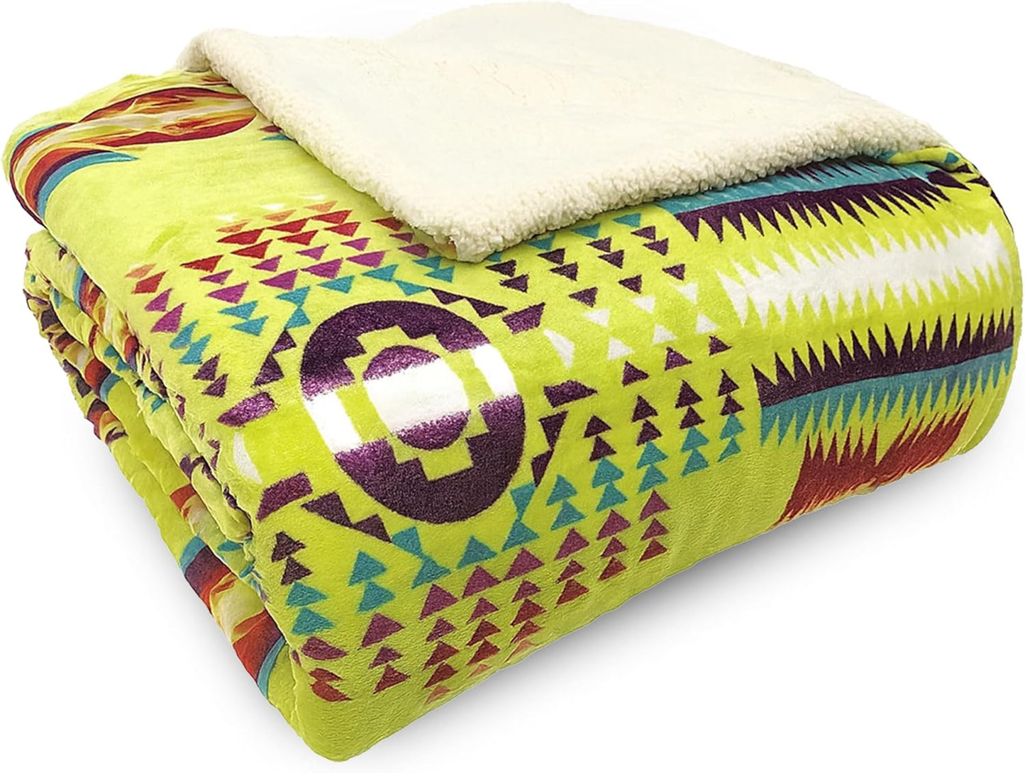 Sacred Thread Aztec Blanket Fleece for Cozy Comfort and Style