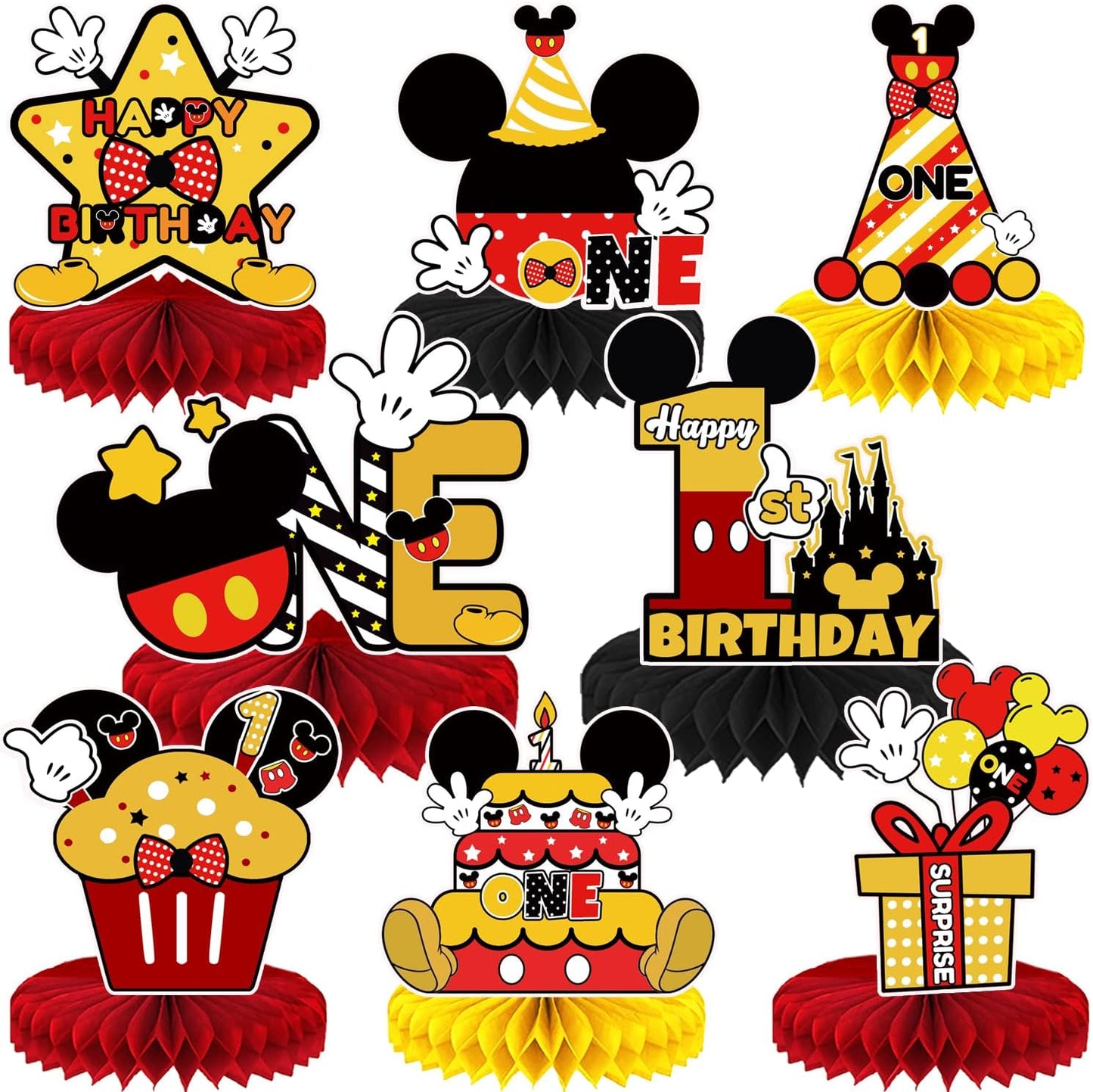 Mickey Mouse 3D Table Decorations Set - Party Perfect!