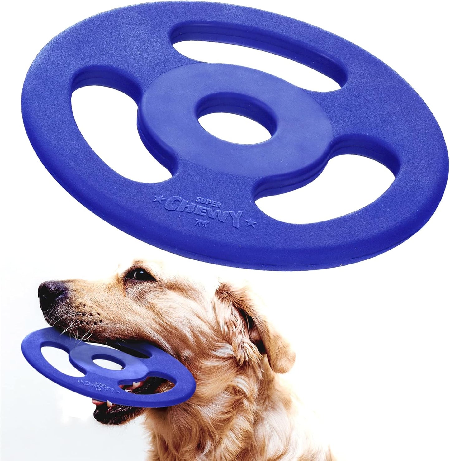 Ultra Durable Tug Disc Toy for Dogs | Lifetime Replacement | Strong Natural Rubber
