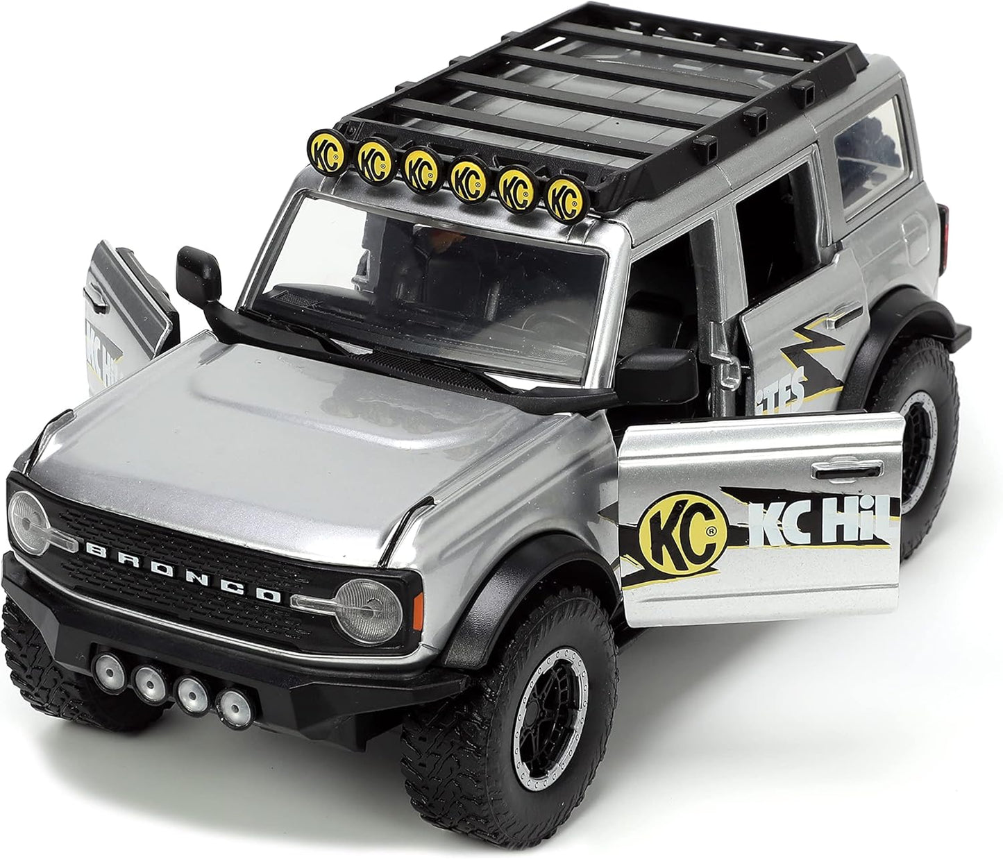 2021 Ford Bronco Die-cast Car with Tire Rack - Jada Toys