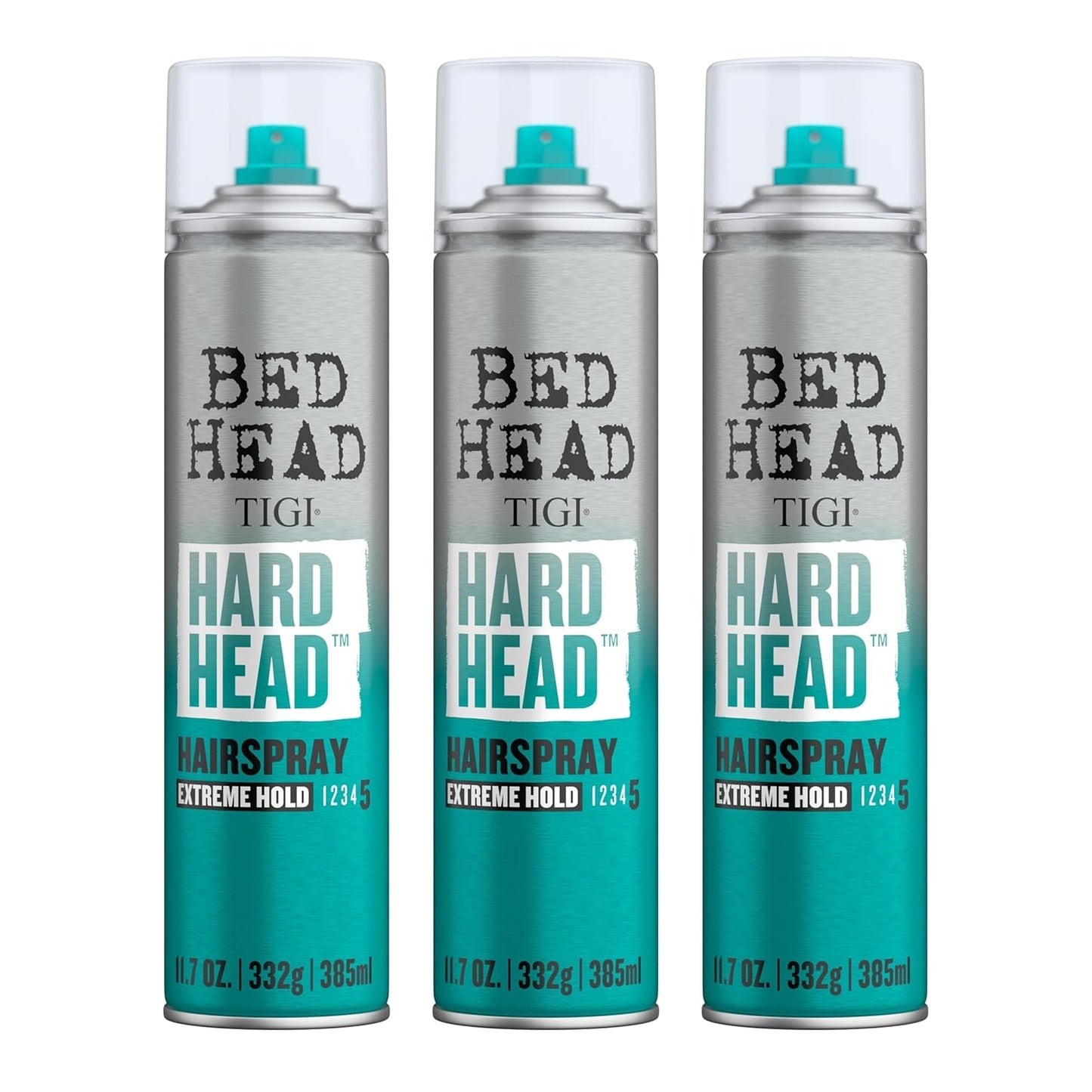 Bead Head Hard Head Hairspray for Extra Strong Hold - 3 Pack