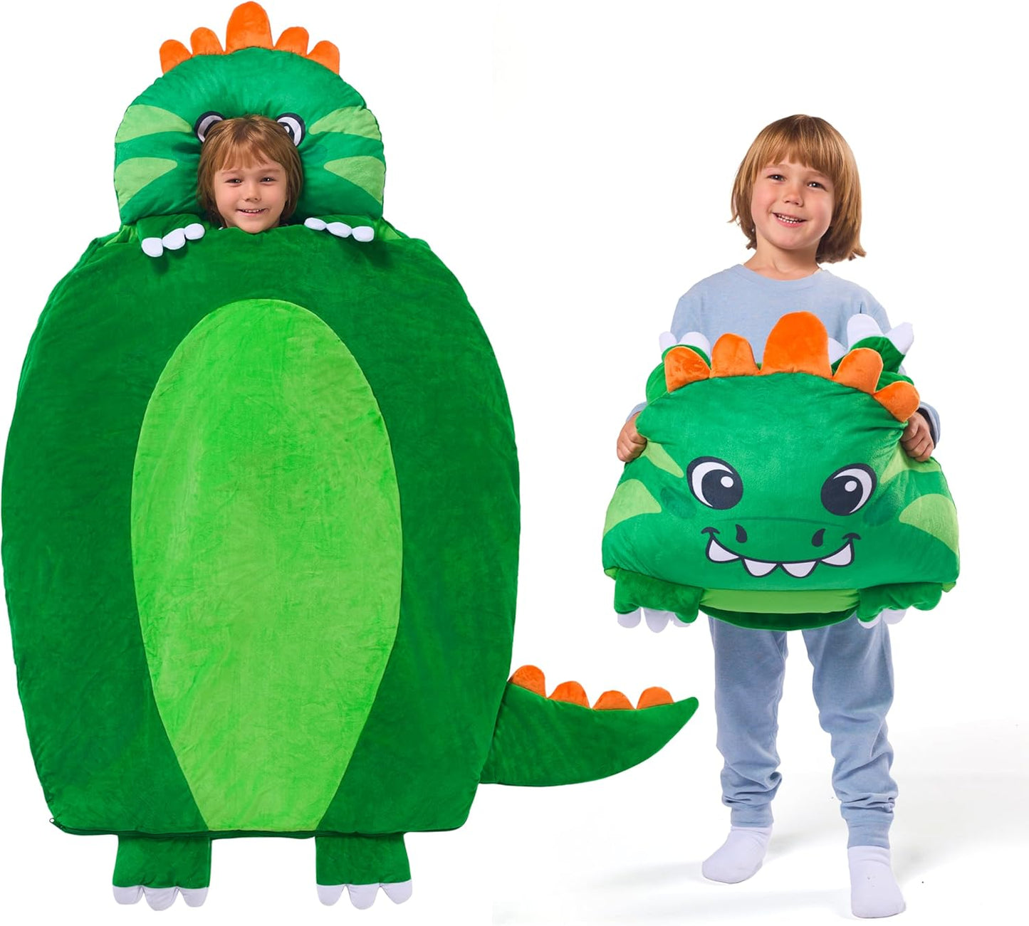 JOIEDOMI Kids Sleeping Bag for 4-6 Year Olds - Plush Comfort