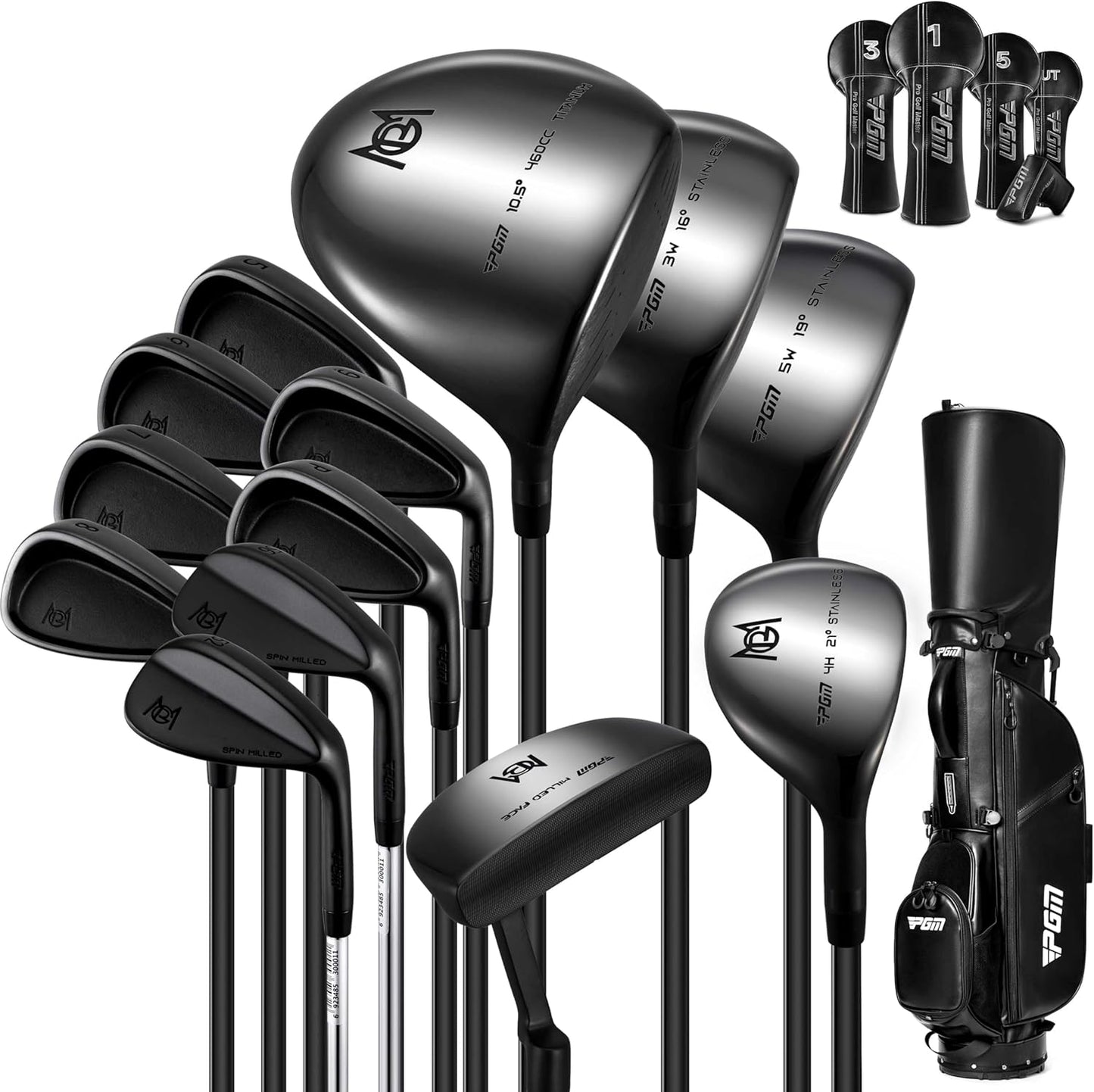 PGM 13 Piece Men's Complete Golf Club Sets for Precision