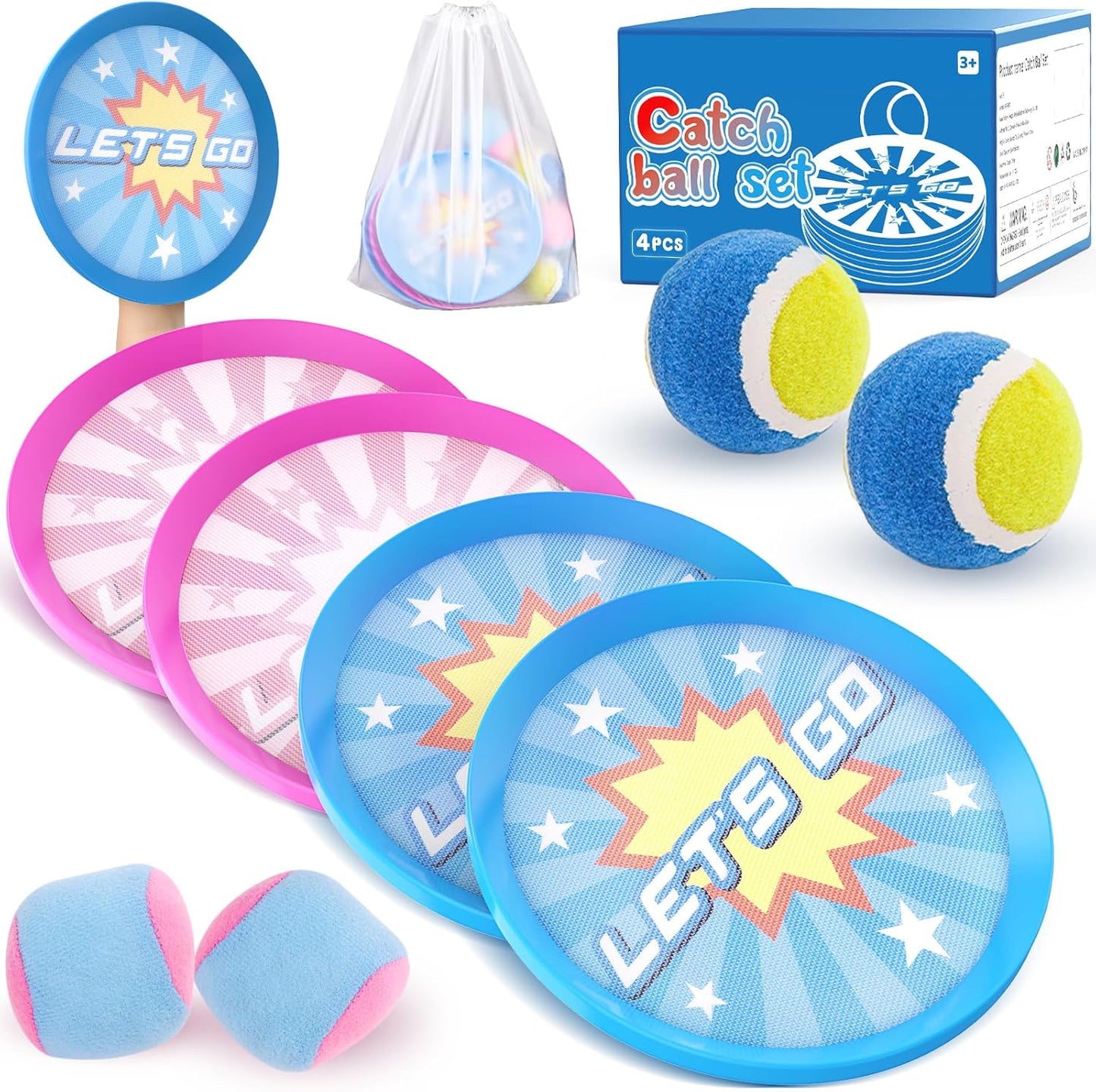 Family Catch Ball Game Set - Fun Outdoors!