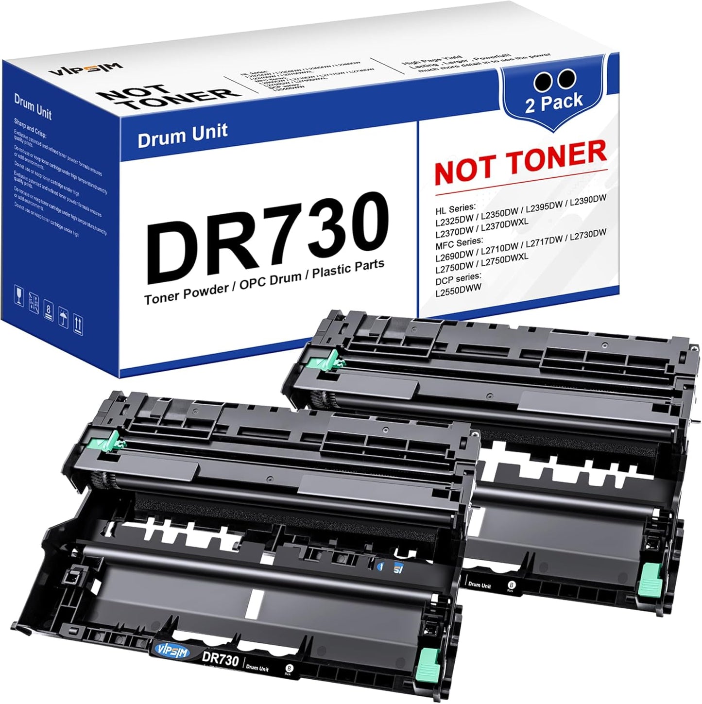 DR730 Replacement Drum for MFC-L2750DW and HL-L2370DW Printers