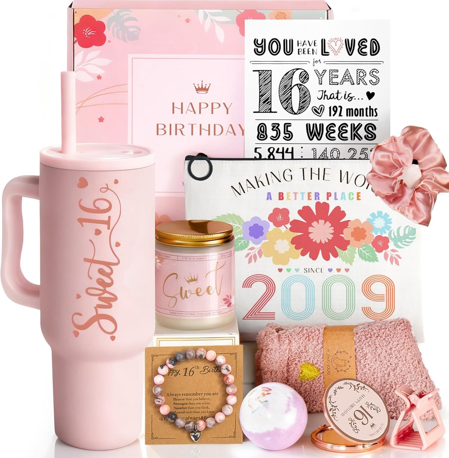 Unique Sweet 16 Gifts for Girls - Perfect Birthday Set