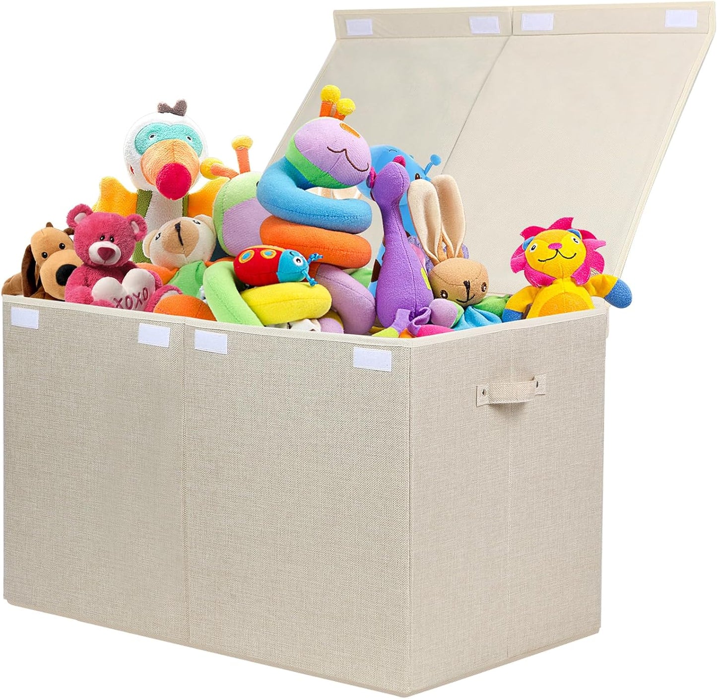 Large Toy Box Chest with Lid for Kids, Foldable Storage Solution