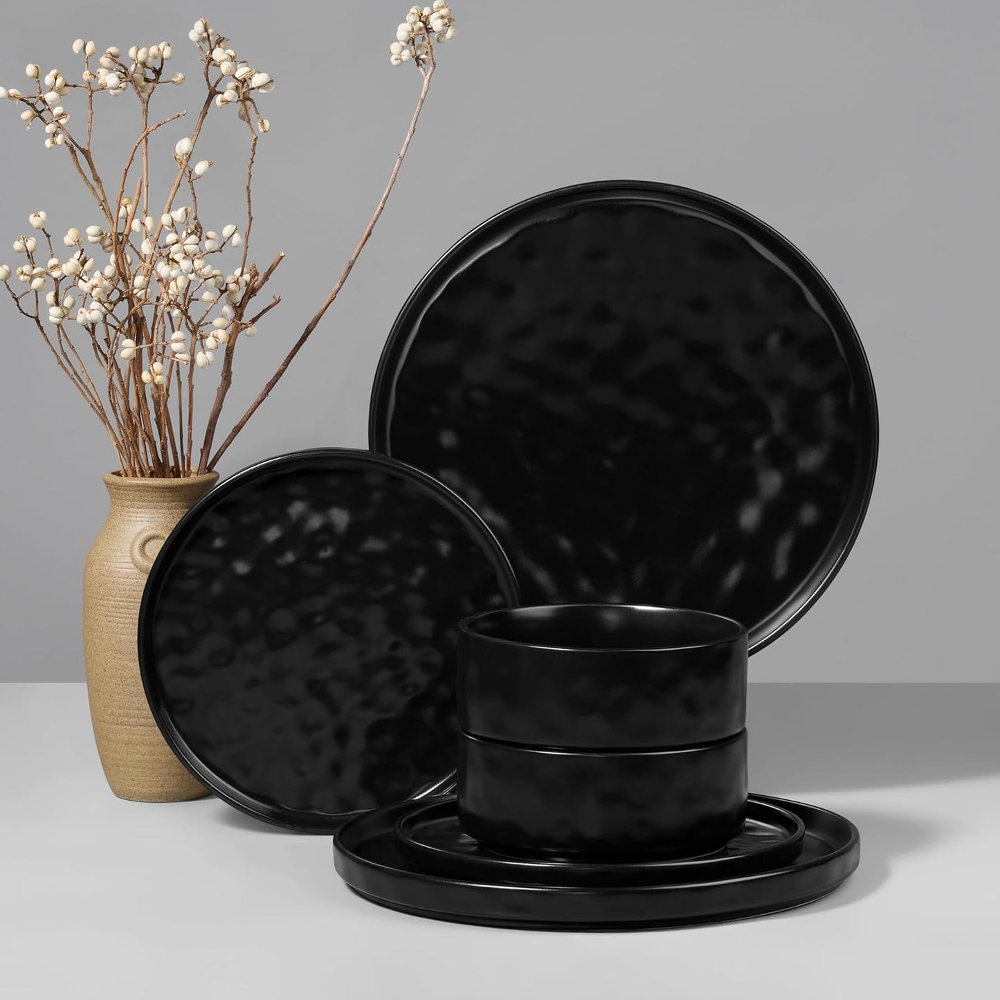 HaWare Dinnerware Sets: Stylish 6-Piece Stoneware Dish Set