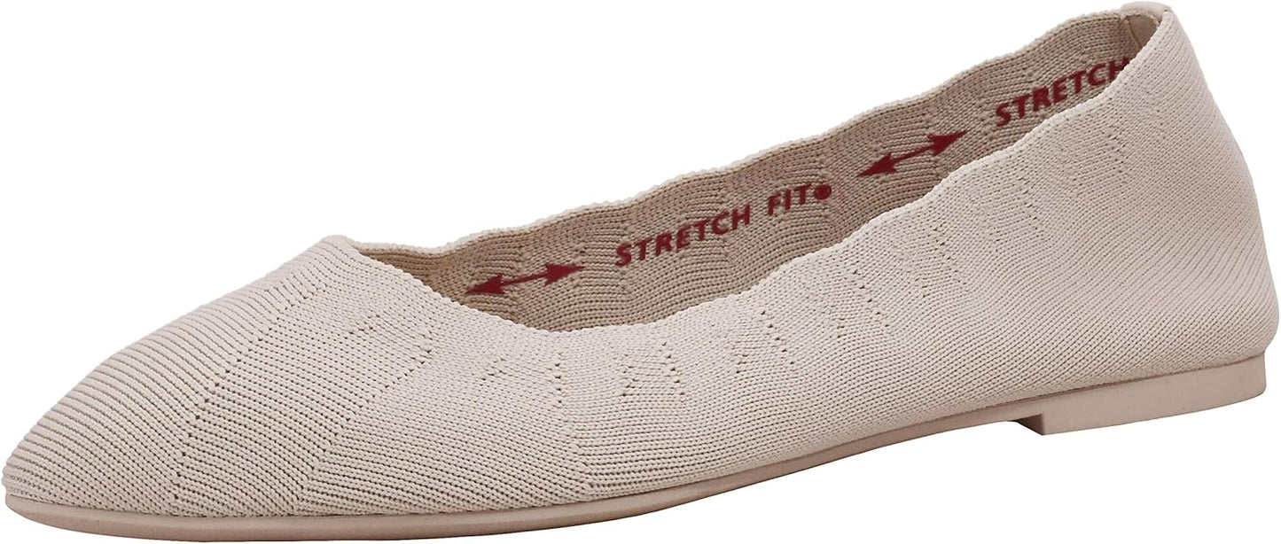 Skechers Women's Cleo Bewitch Ballet Flat for Ultimate Comfort