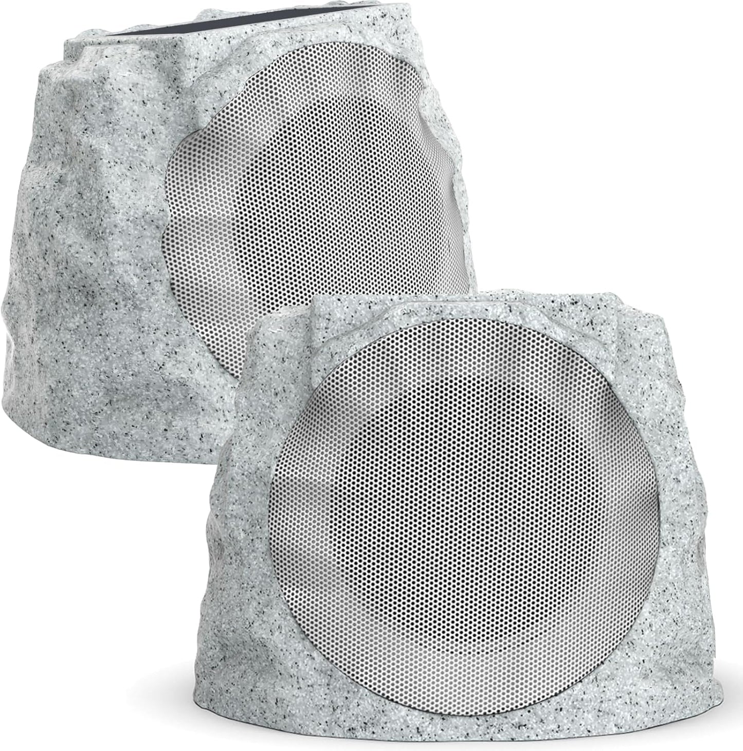 Wireless Rock Speakers: RGB Light Show, Waterproof, Ideal for Outdoor Fun! (2 Pack)
