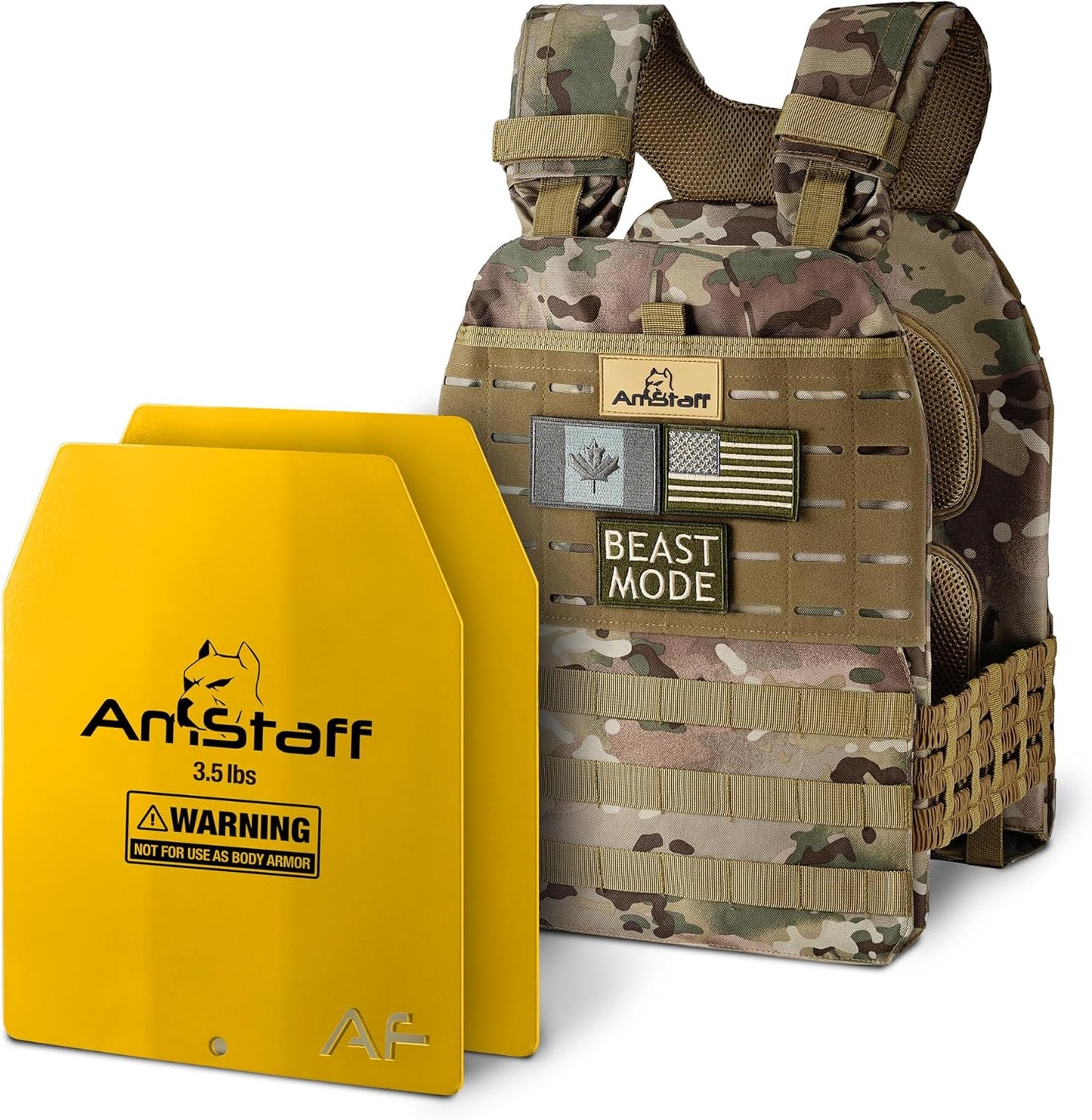 Amstaff Tactical Weighted Vest for Fitness Workouts