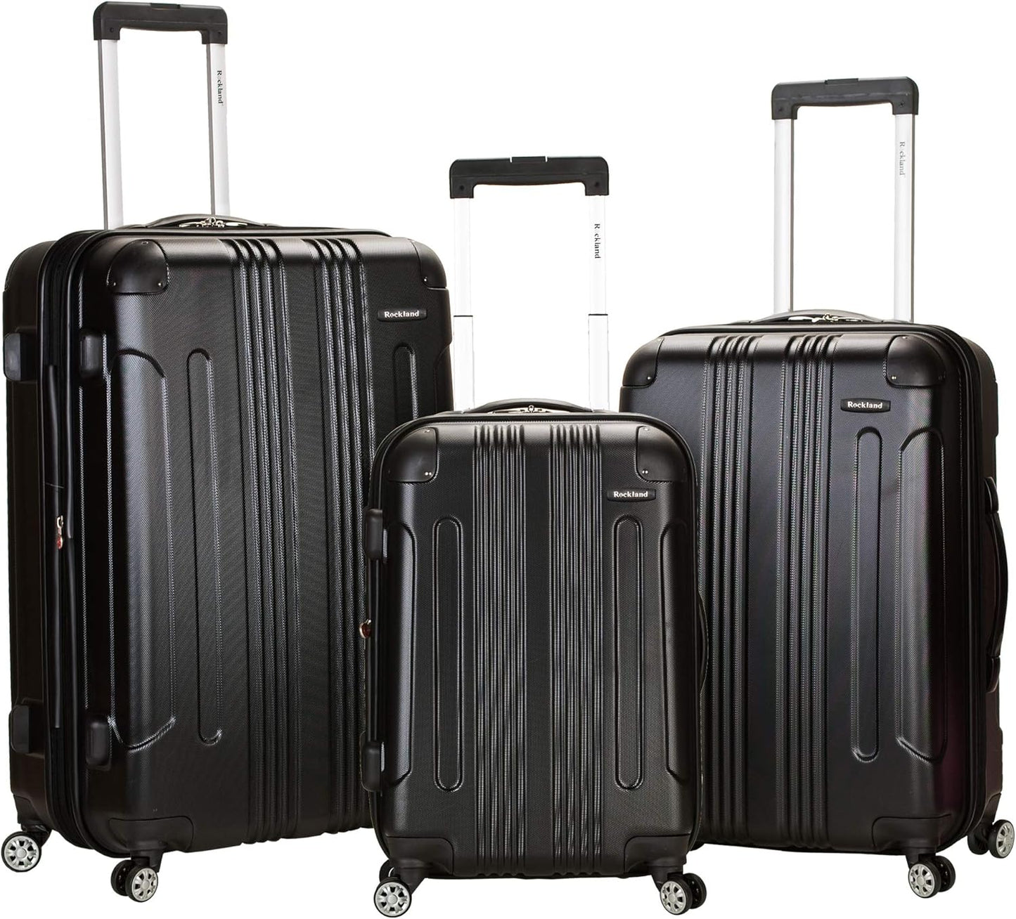 Rockland London Hardside Expandable Luggage with Spinner Wheels