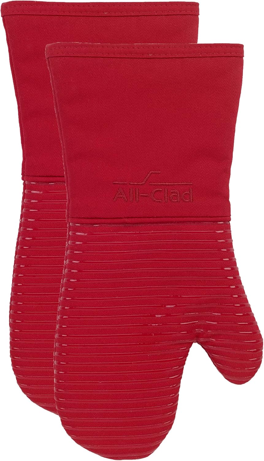All-Clad Silicone Oven Mitts for Heat Protection and Comfort