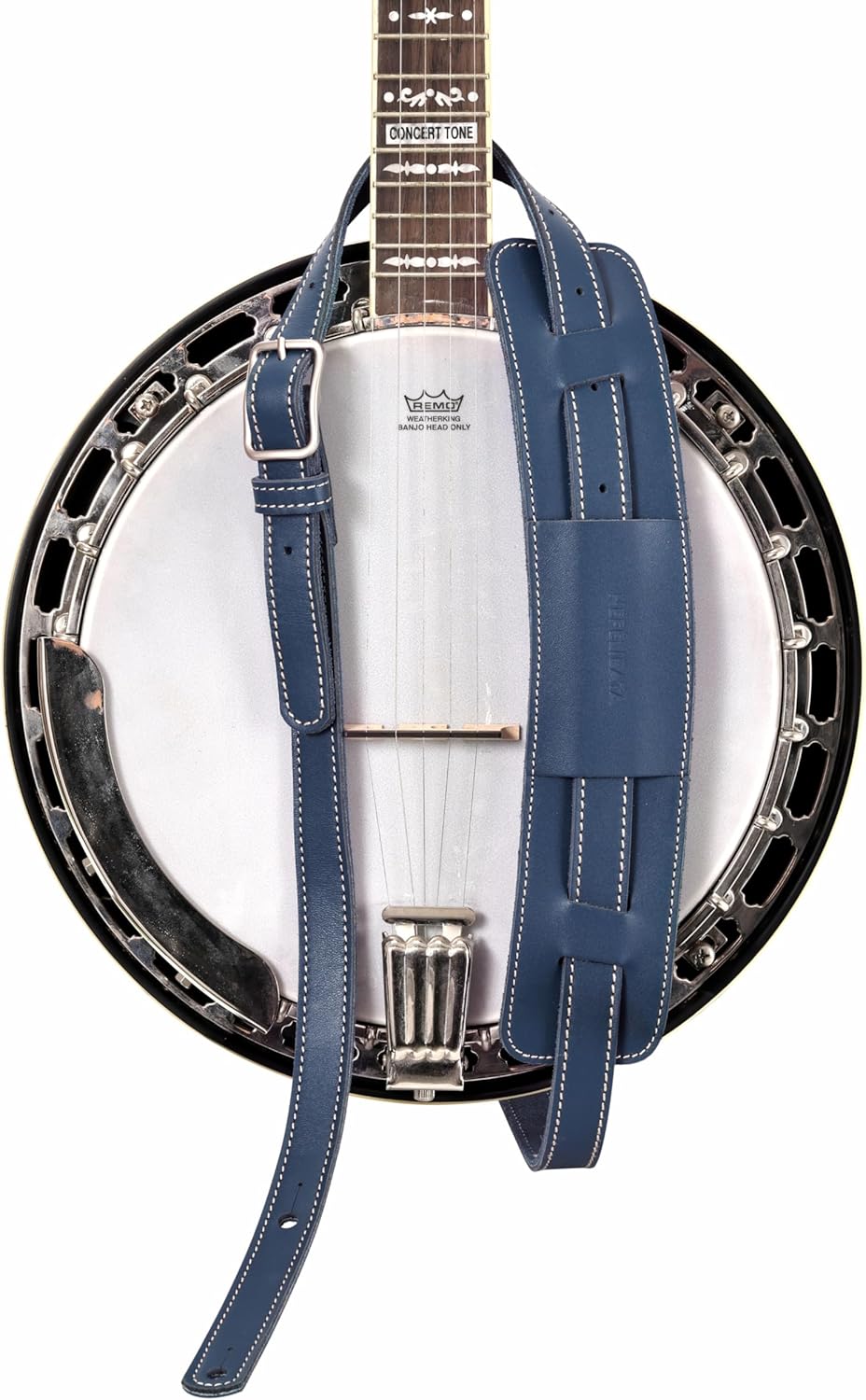 Nefelibata Banjo Strap - Premium Full Grain Leather Guitar Strap