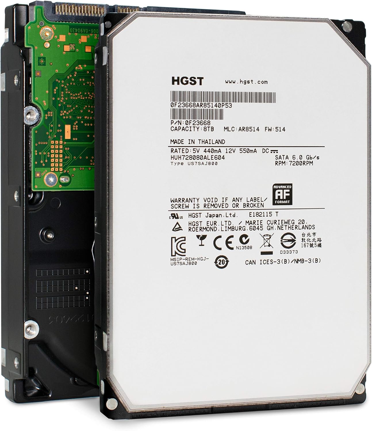 Western Digital HGST 8TB Enterprise HDD Renewed
