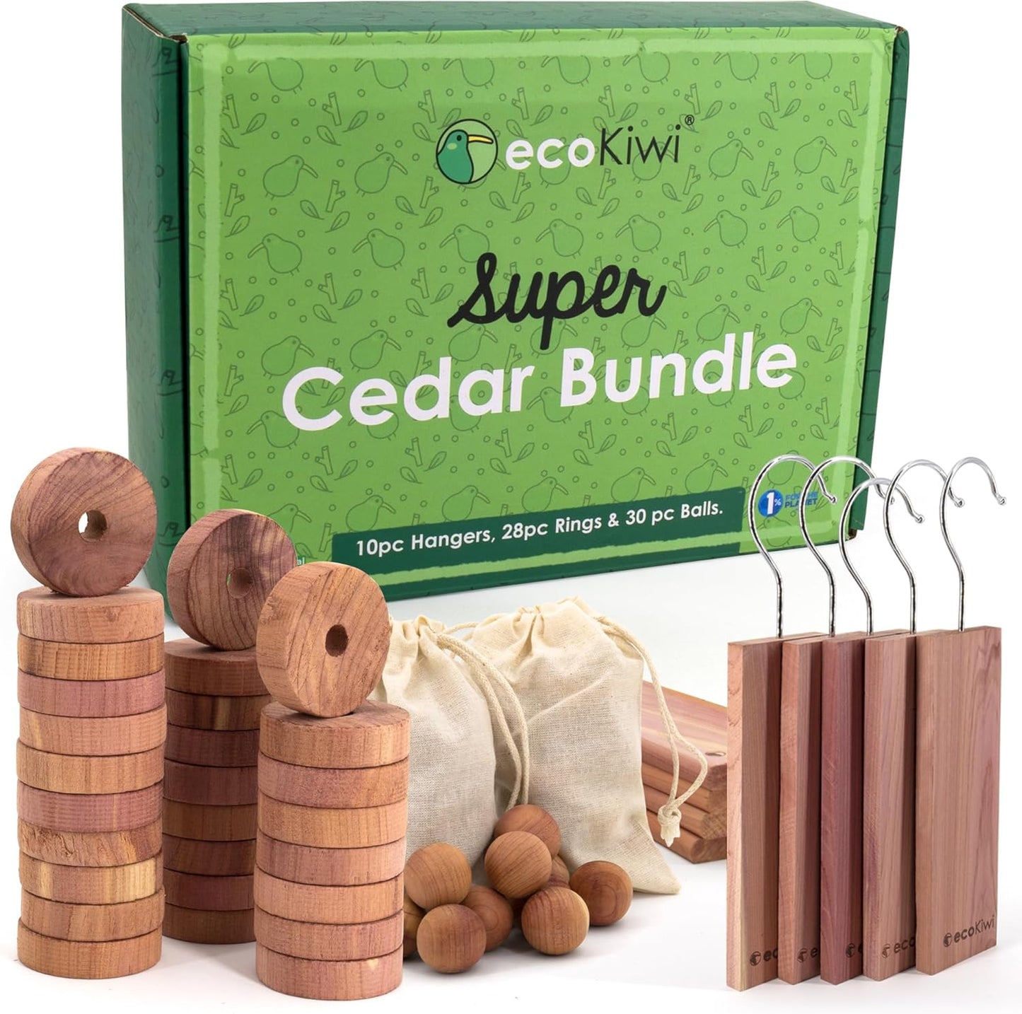 ecoKiwi Cedar Blocks for Clothes Storage Super Bundle Box Review