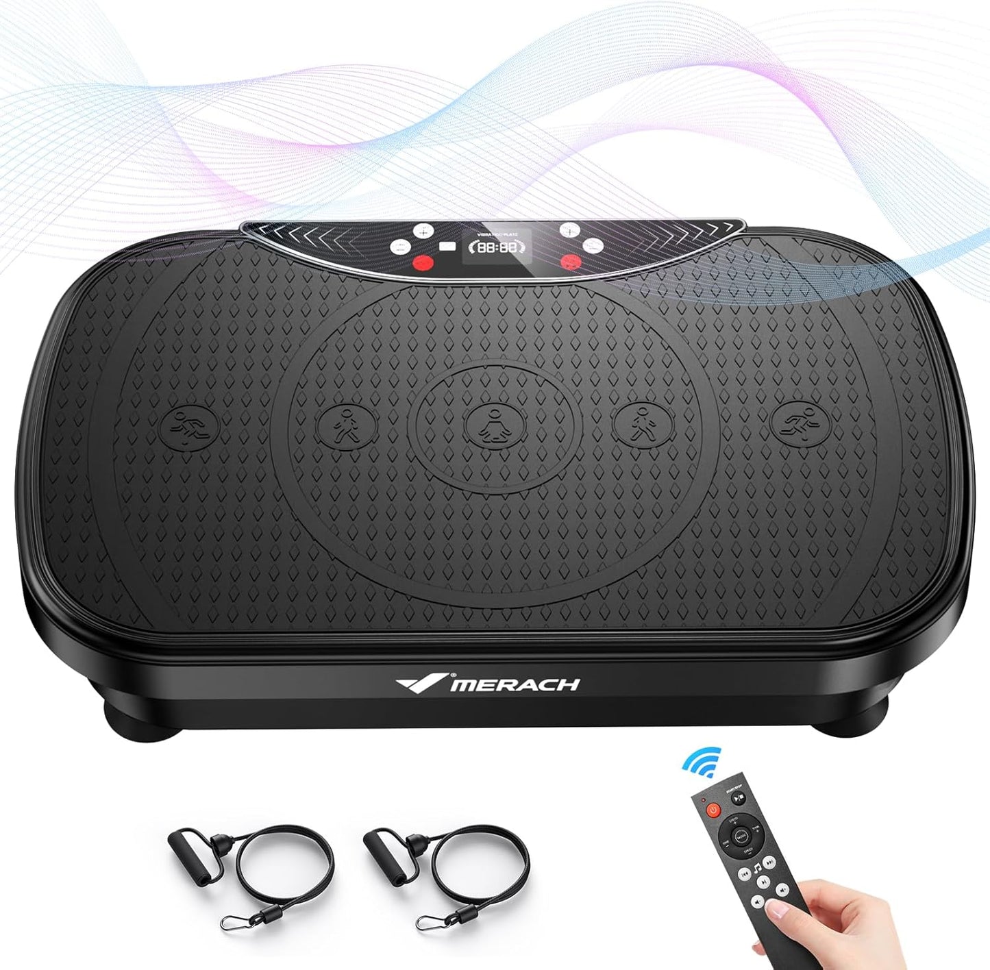 MERACH Vibrating Plate: Bluetooth Enabled