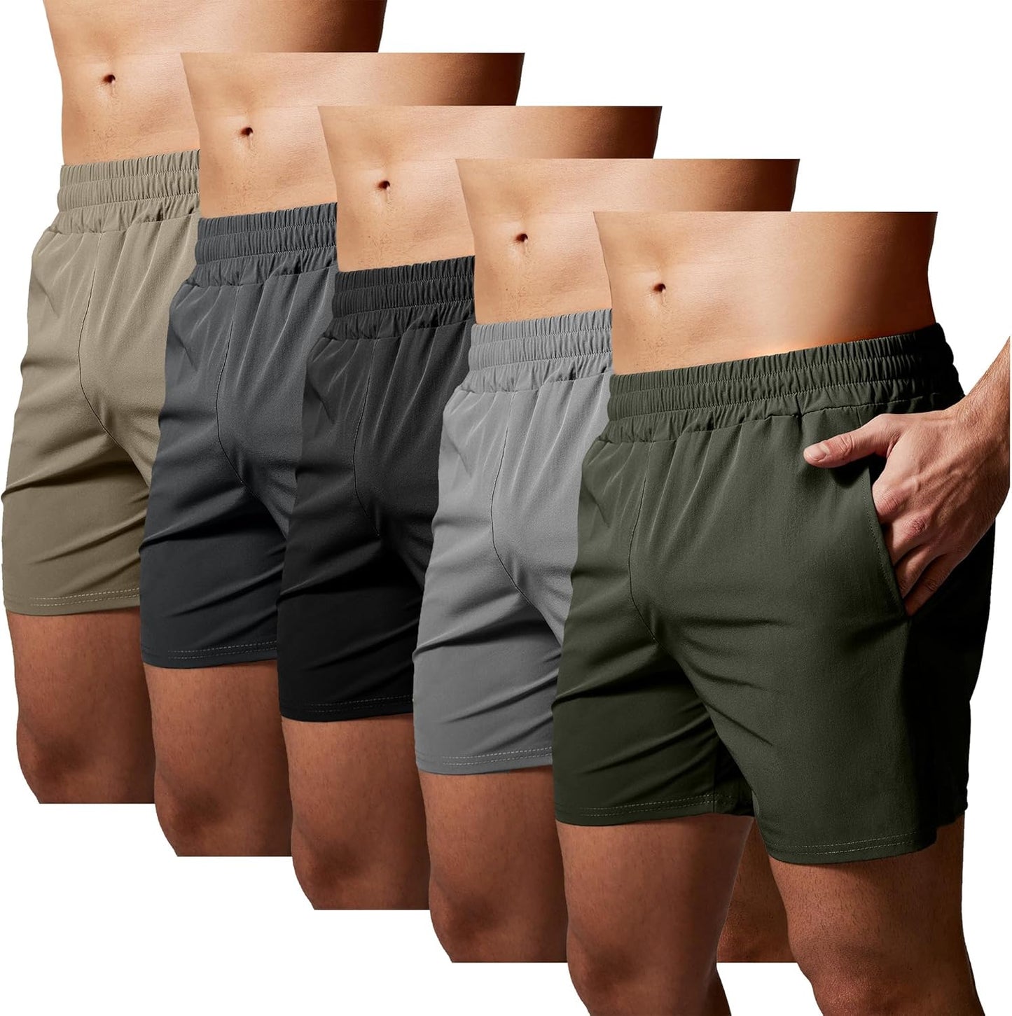 GYM REVOLUTION Men's Workout Running Gym Training Shorts Review