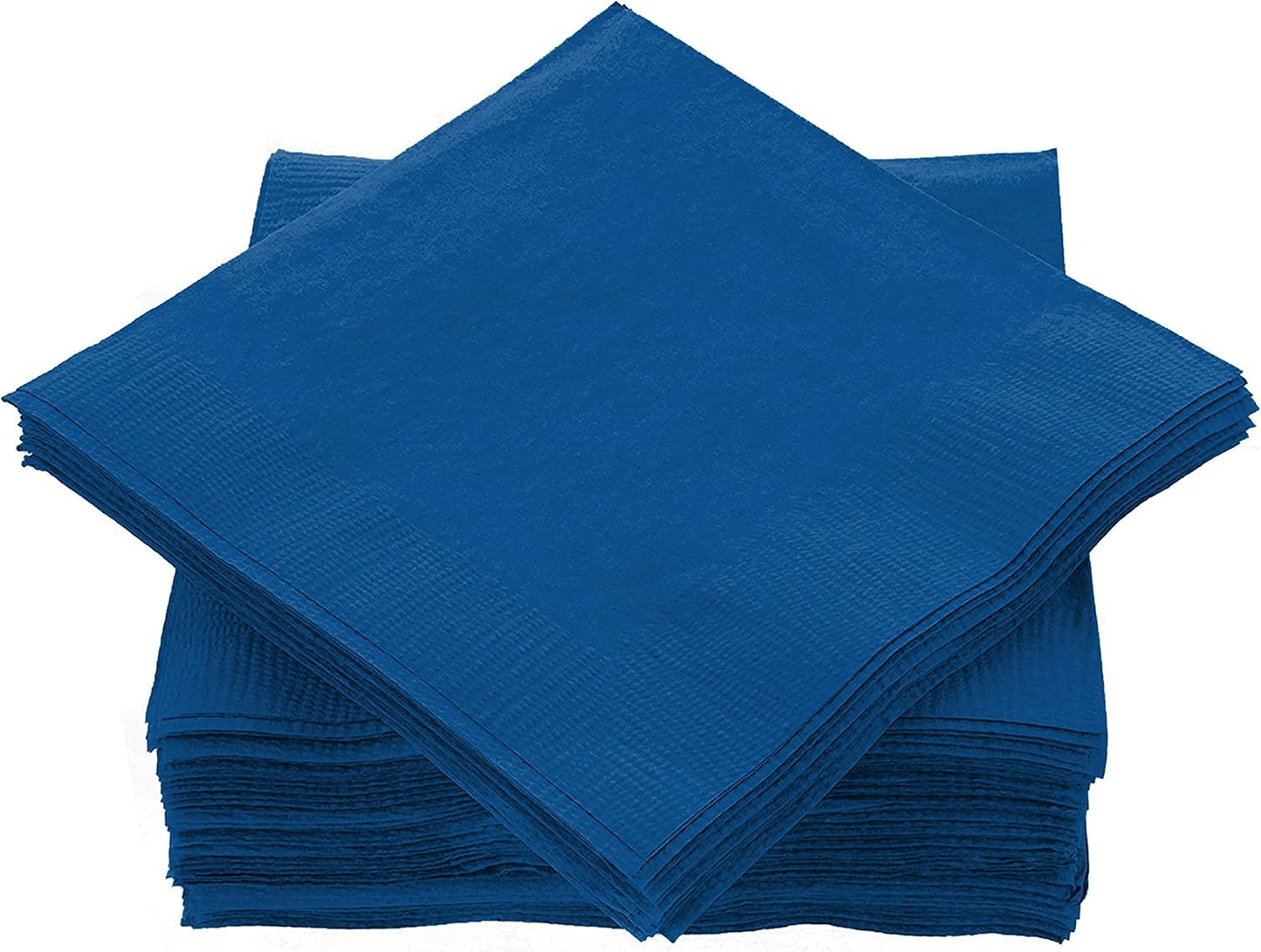 Royal Blue Cocktail Napkins: Soft & Absorbent, Pack of 100
