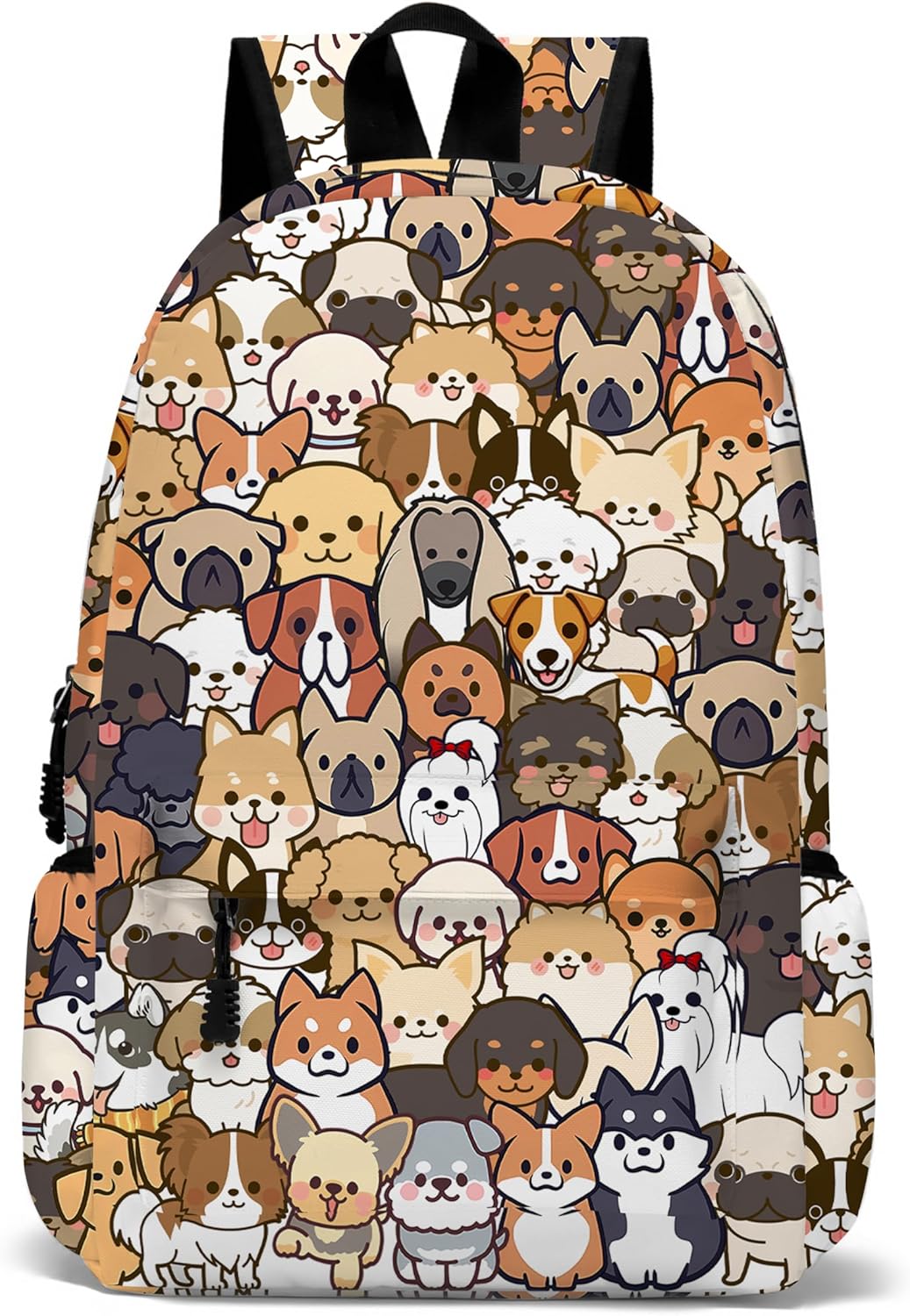 Funny Dog School Backpack for Kids - Perfect for Travel & Hiking