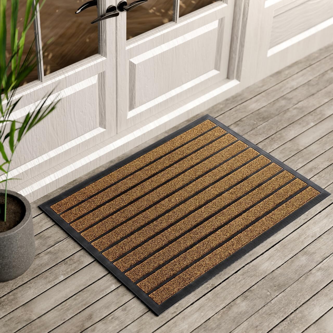ubdyo Extra Durable Door Mat for Outdoor and Indoor Use