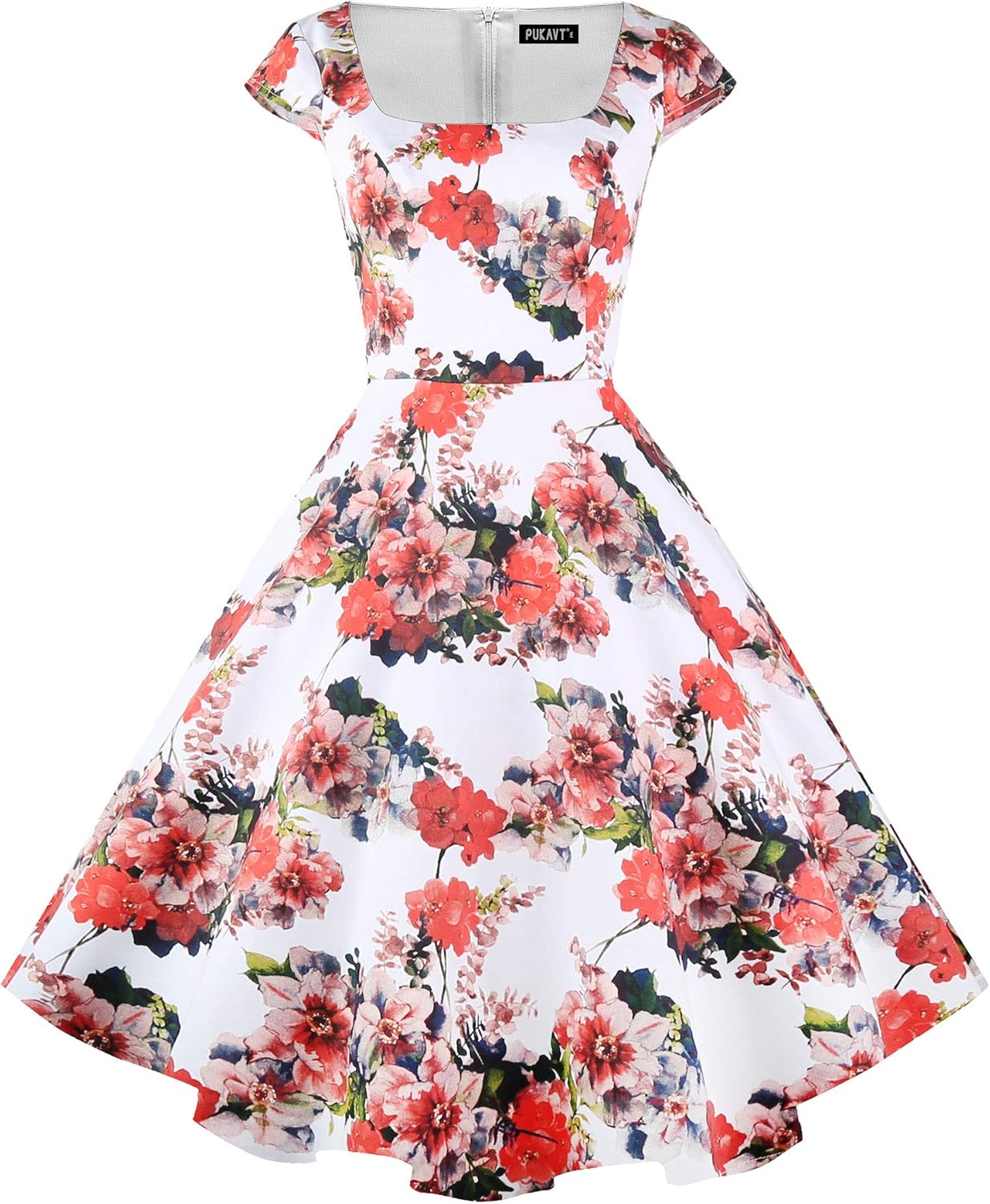 PUKAVT Women's Cocktail Party Dress with Pockets for Any Occasion
