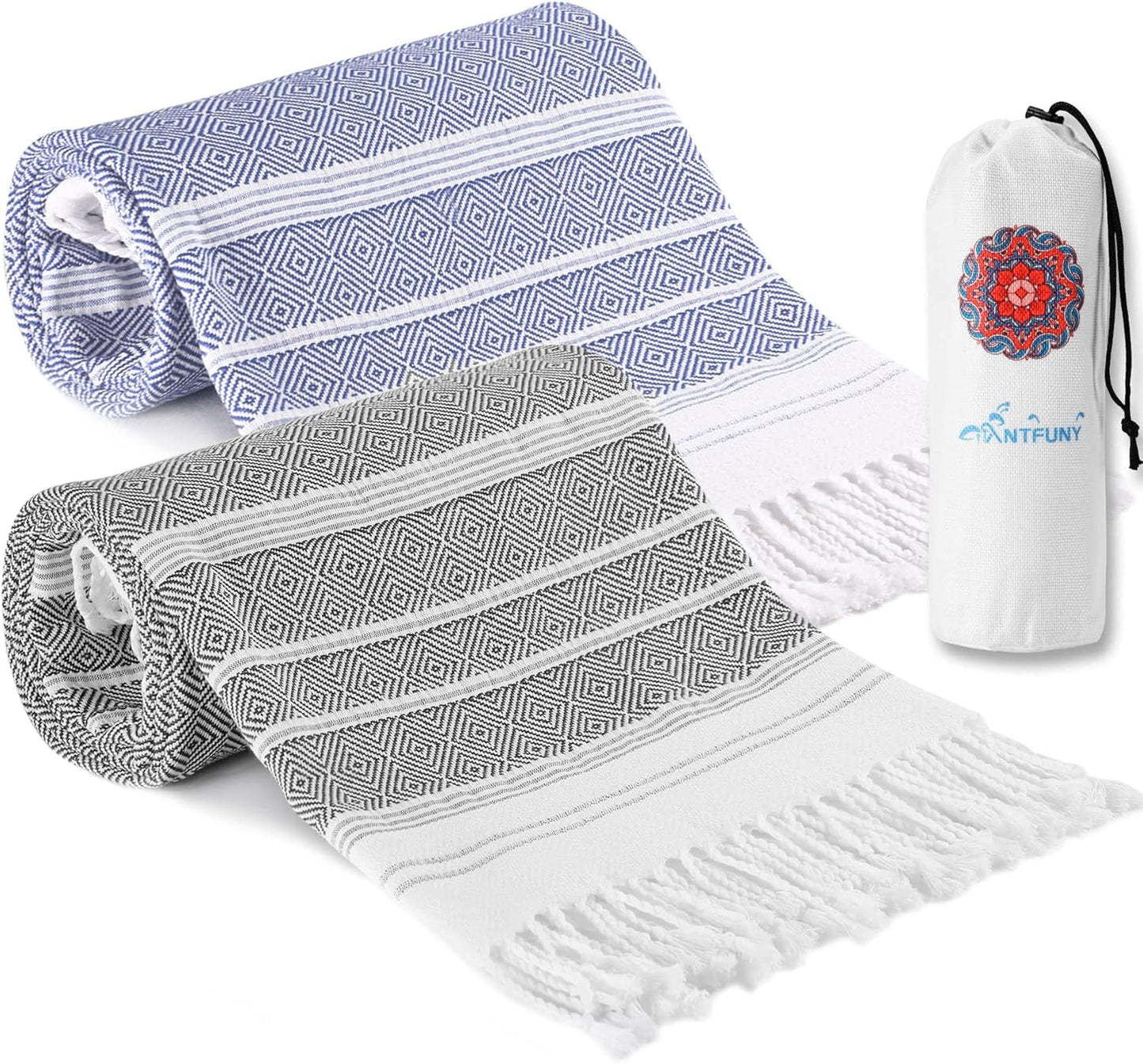 Oversized Quick Dry Turkish Beach Towels for Ultimate Comfort