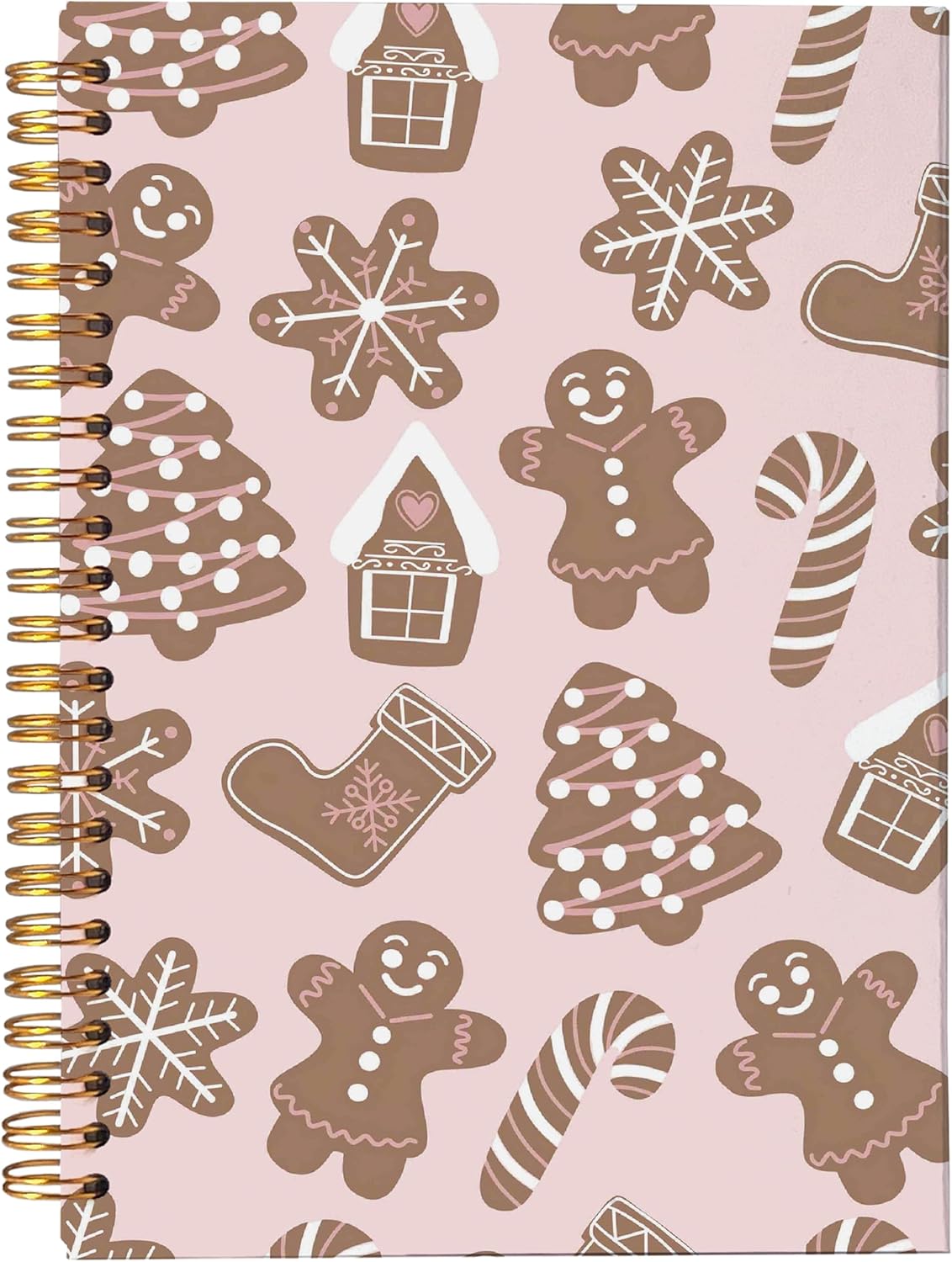 Christmas Gingerbread Cookies Notebook - Perfect Gift for Her!