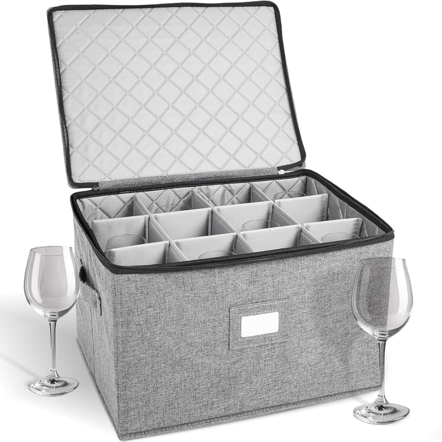 Reliable Wine Glass Storage Containers for Safe Stemware Protection
