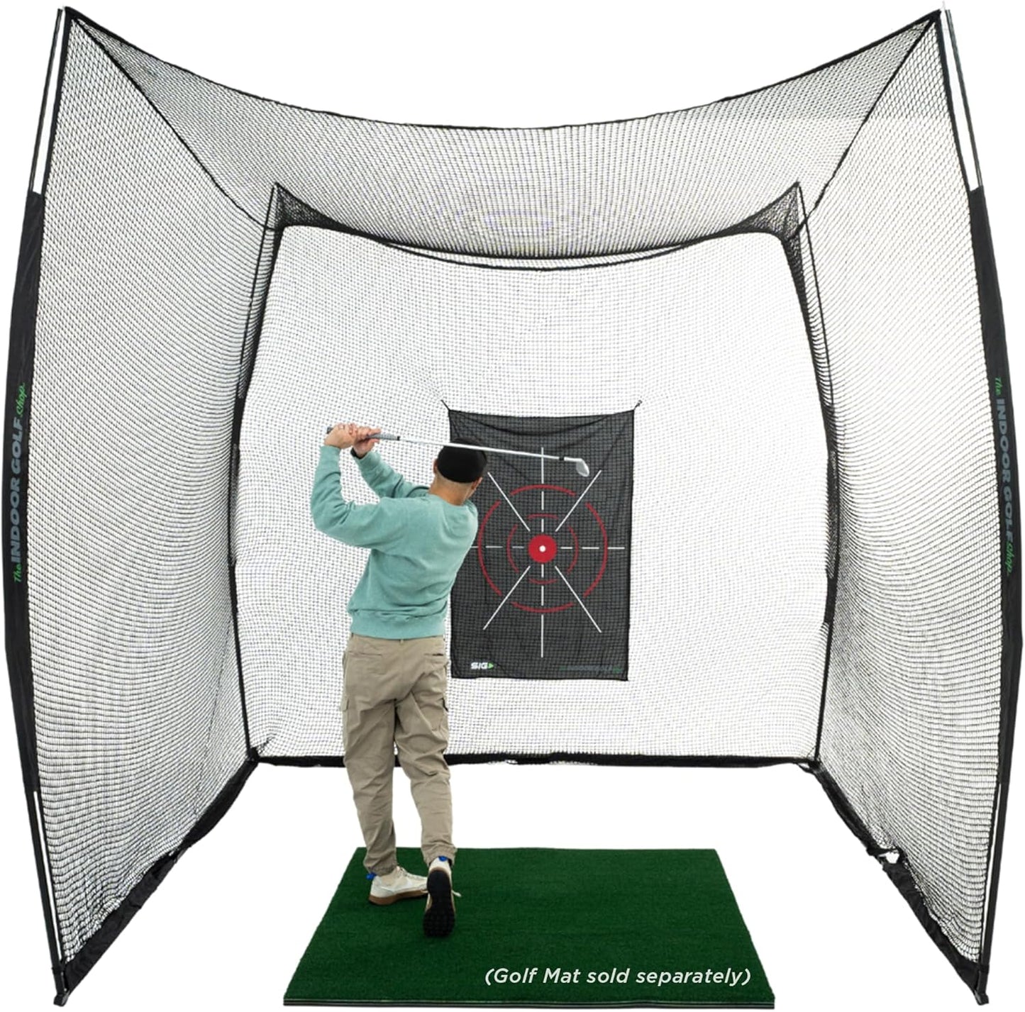 Knotless Golf Hitting Net for Indoor and Outdoor Practice