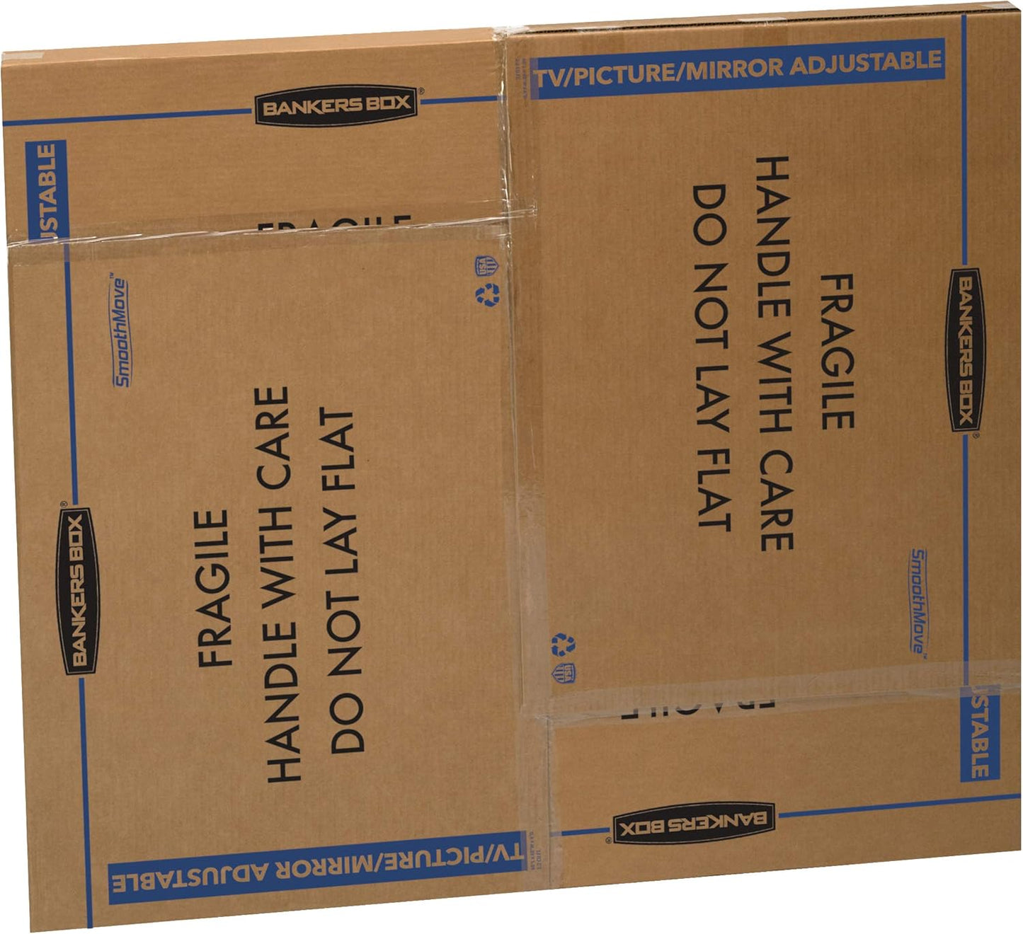 Bankers Box Adjustable Moving Box for TVs and Artwork Storage
