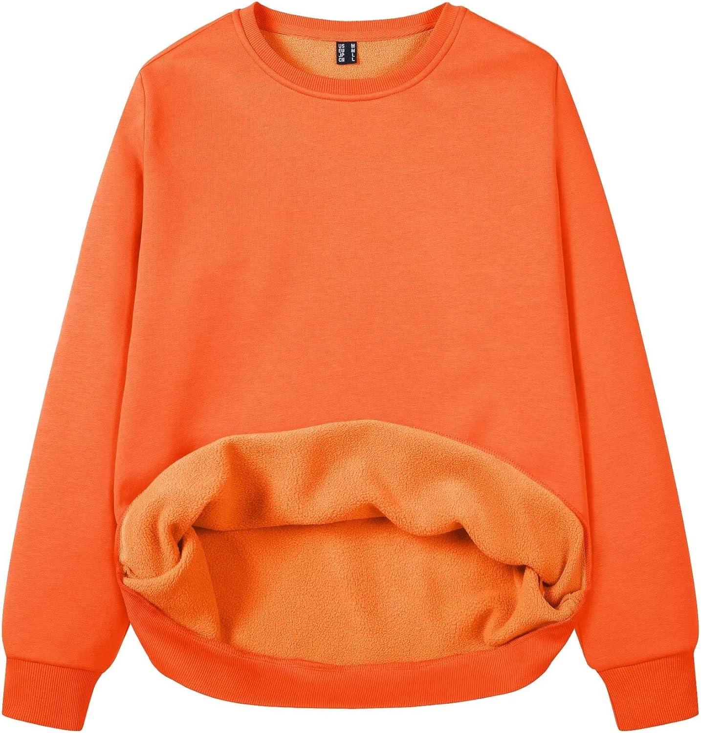 MAGCOMSEN Women's Fleece Lined Sweatshirt for Cozy Comfort