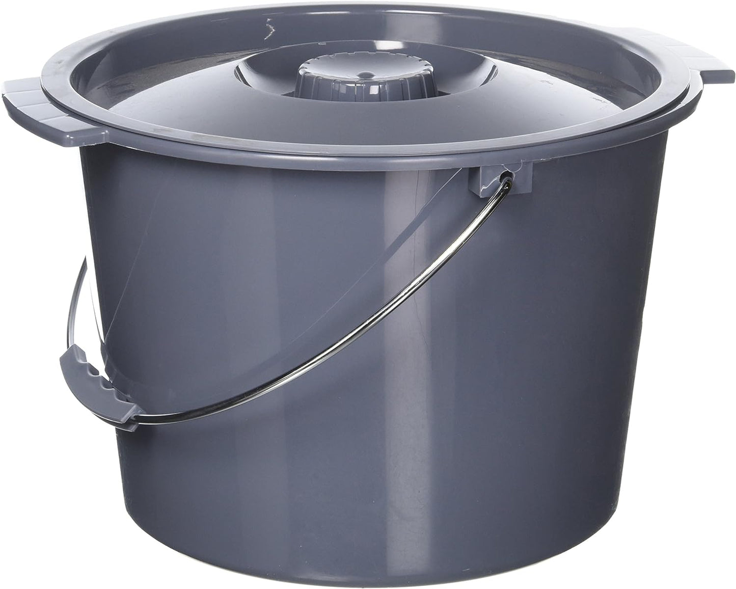 Medline Commode Bucket - Convenient Handle & Lid