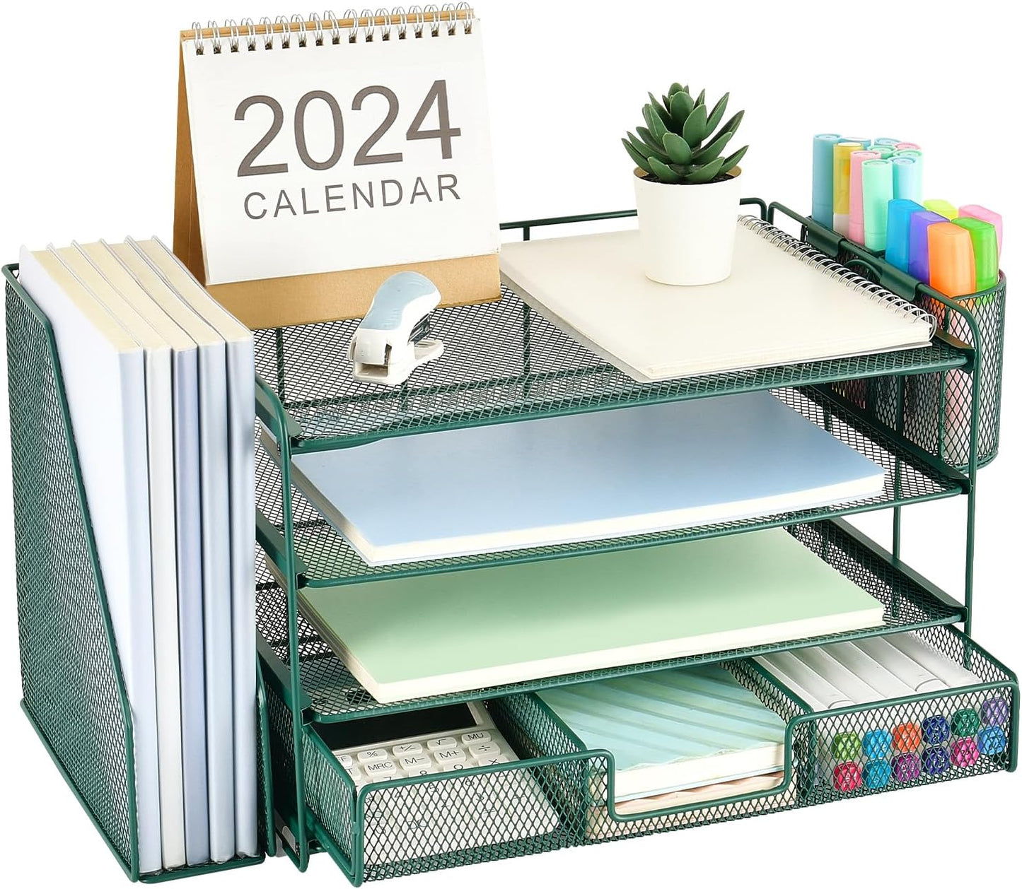 Gianotter 4-Tier Desk Organizer - Maximize Workspace Efficiency