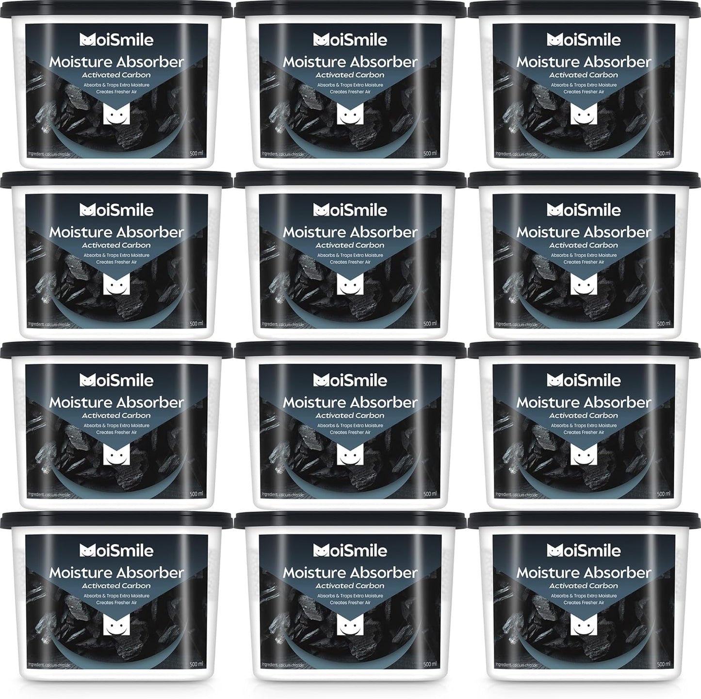 Moisture Absorbers 12 Pack for Closet Dehumidifier Control