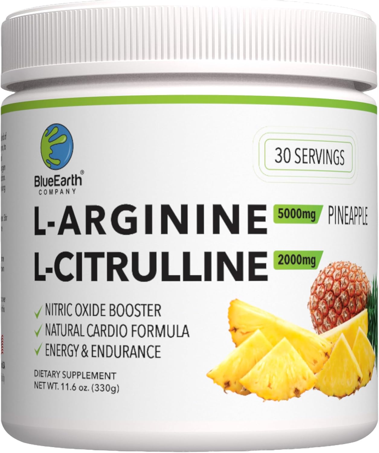 L-Arginine 5000mg and L-Citrulline 2000mg Powder Supplement