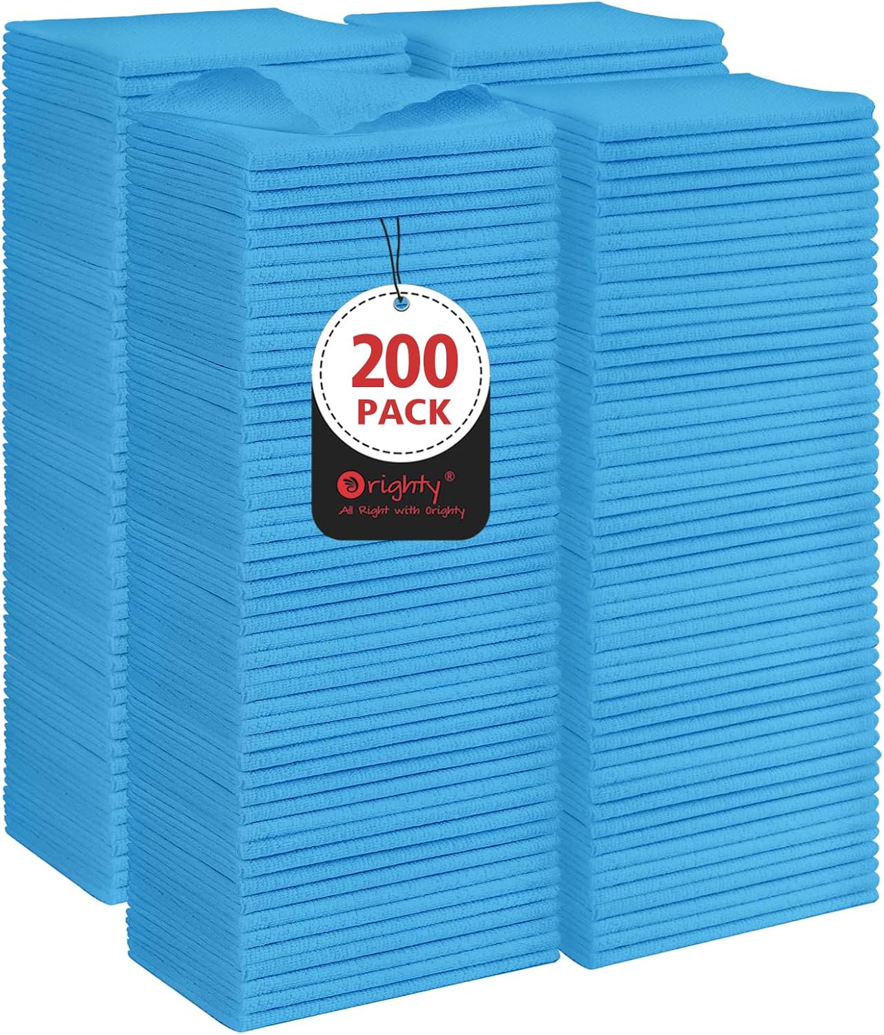 Orighty Cleaning Cloths Bulk 200 Pack Multi-Purpose Towels