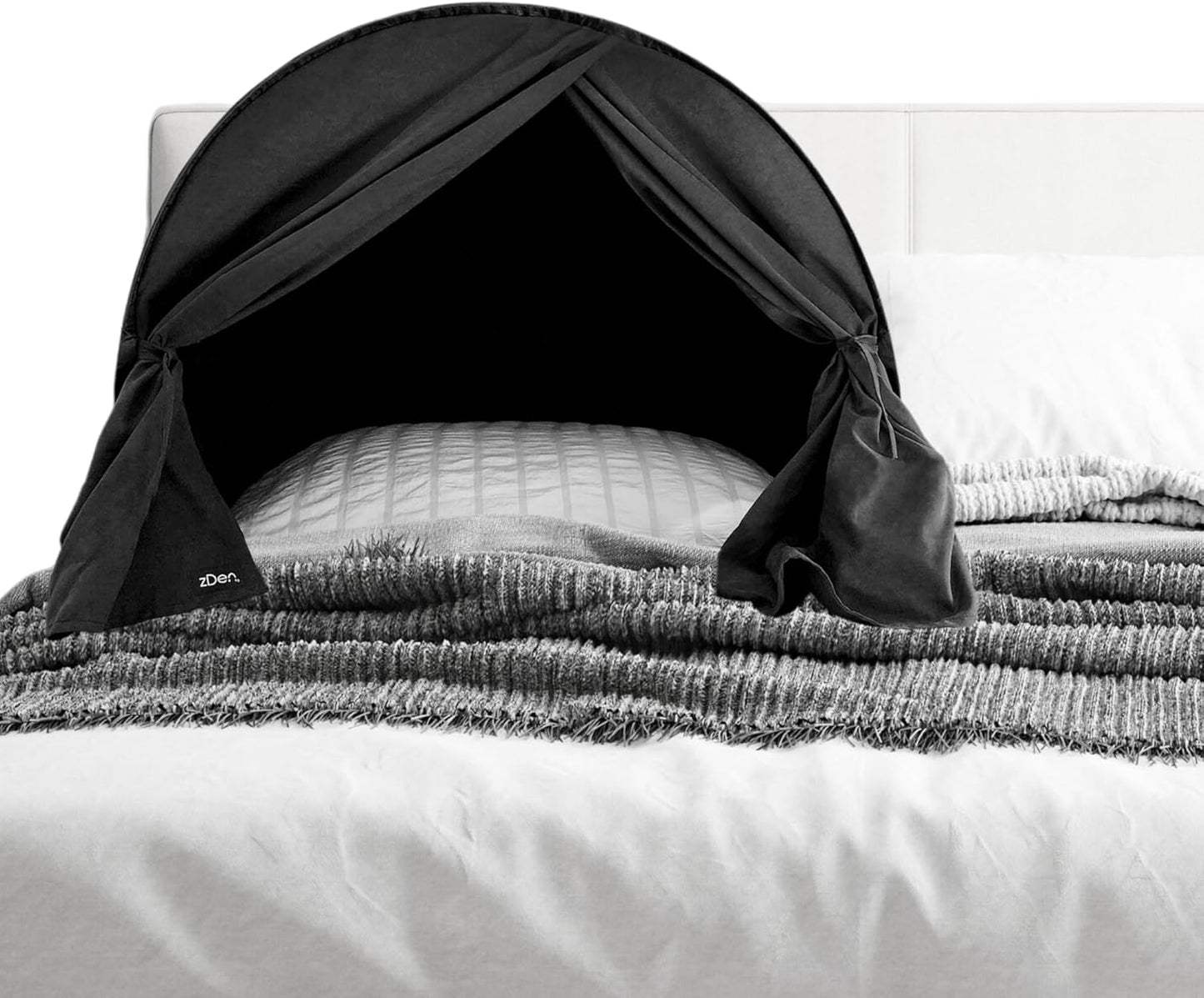 zDen Luxury Blackout Bed Tent: Sleep Better Anywhere!