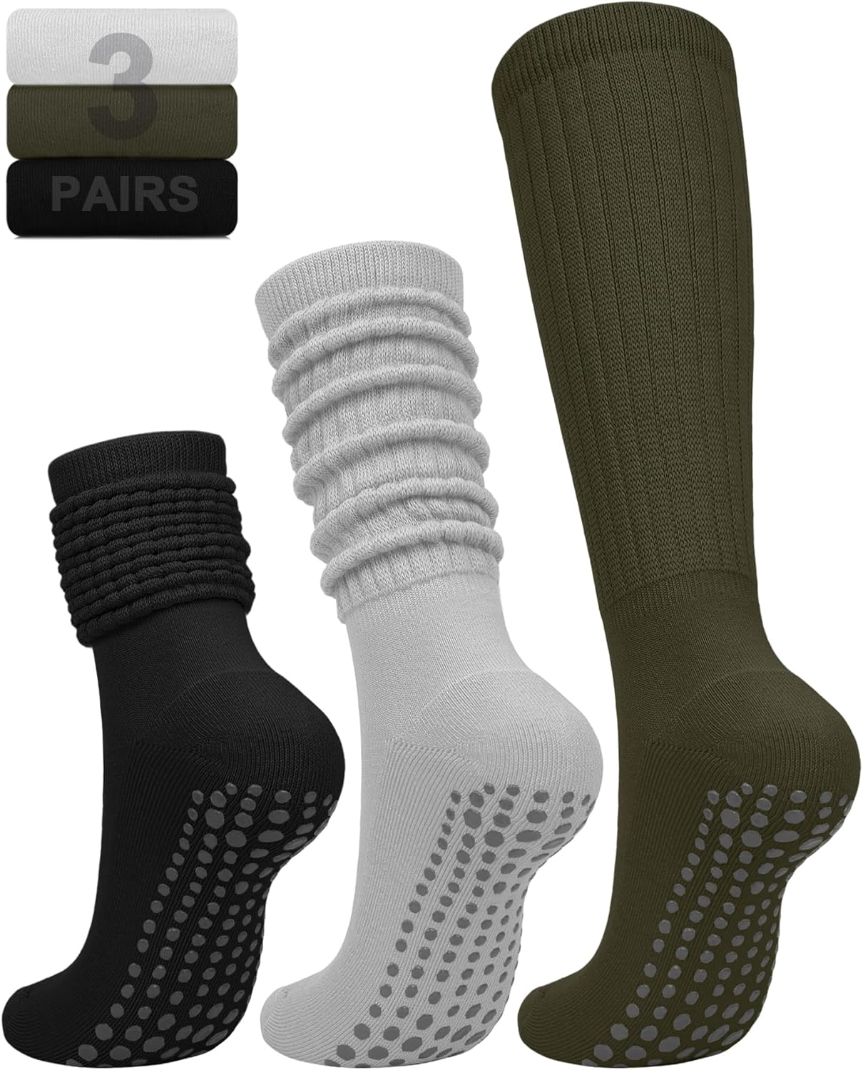 Slouch-Free Grip Socks for Workout - Aoliks