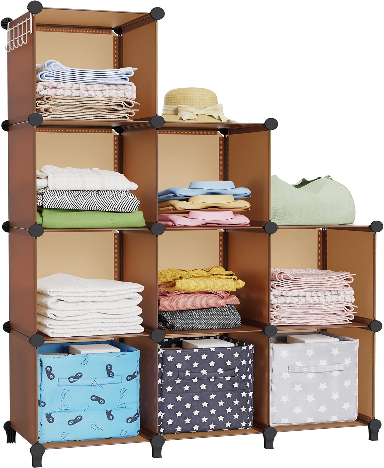 HOMIDEC 9 Cube Storage Organizer for Clothes and More