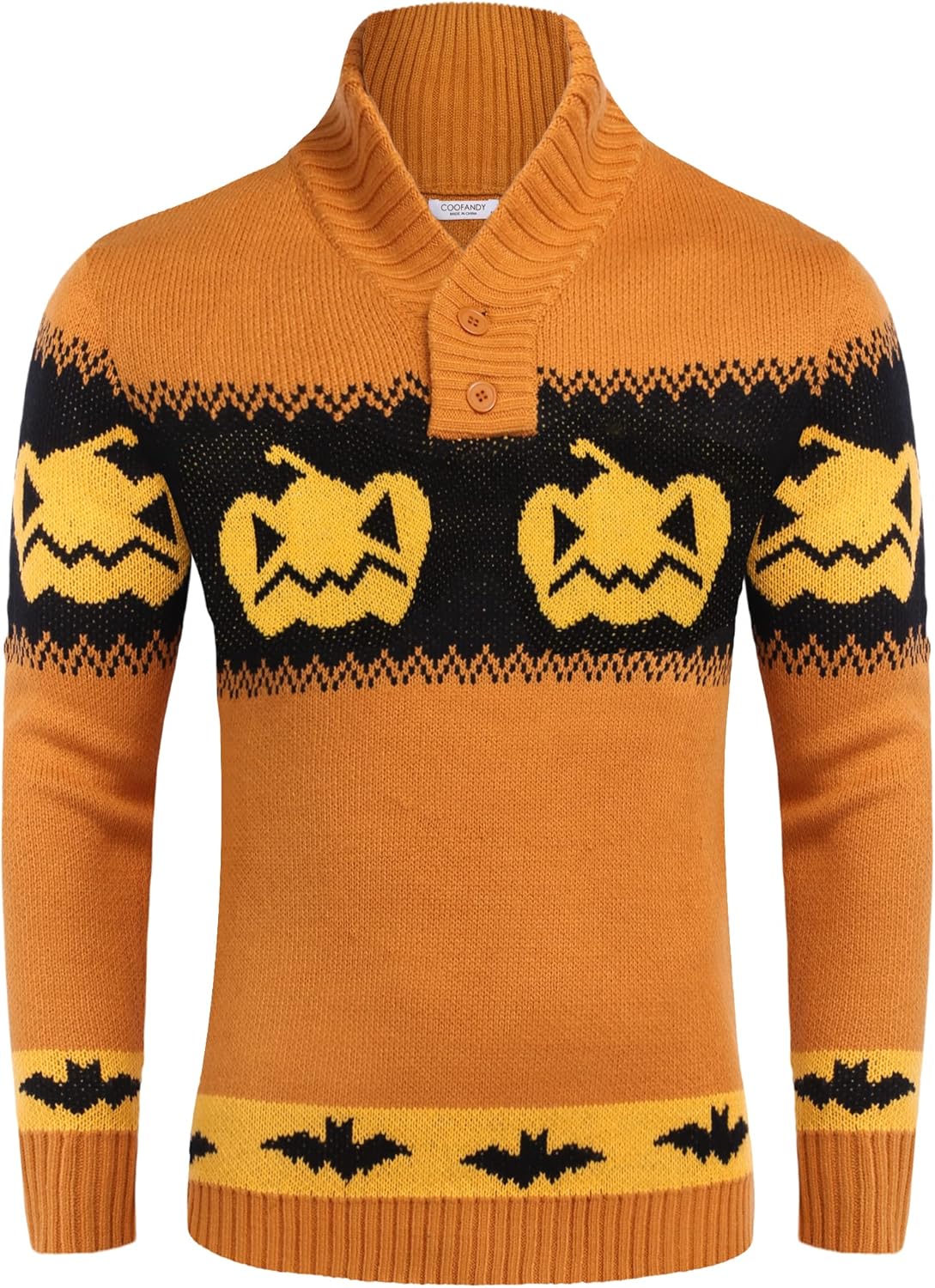 COOFANDY Men's Christmas Sweater for Festive Holiday Cheer