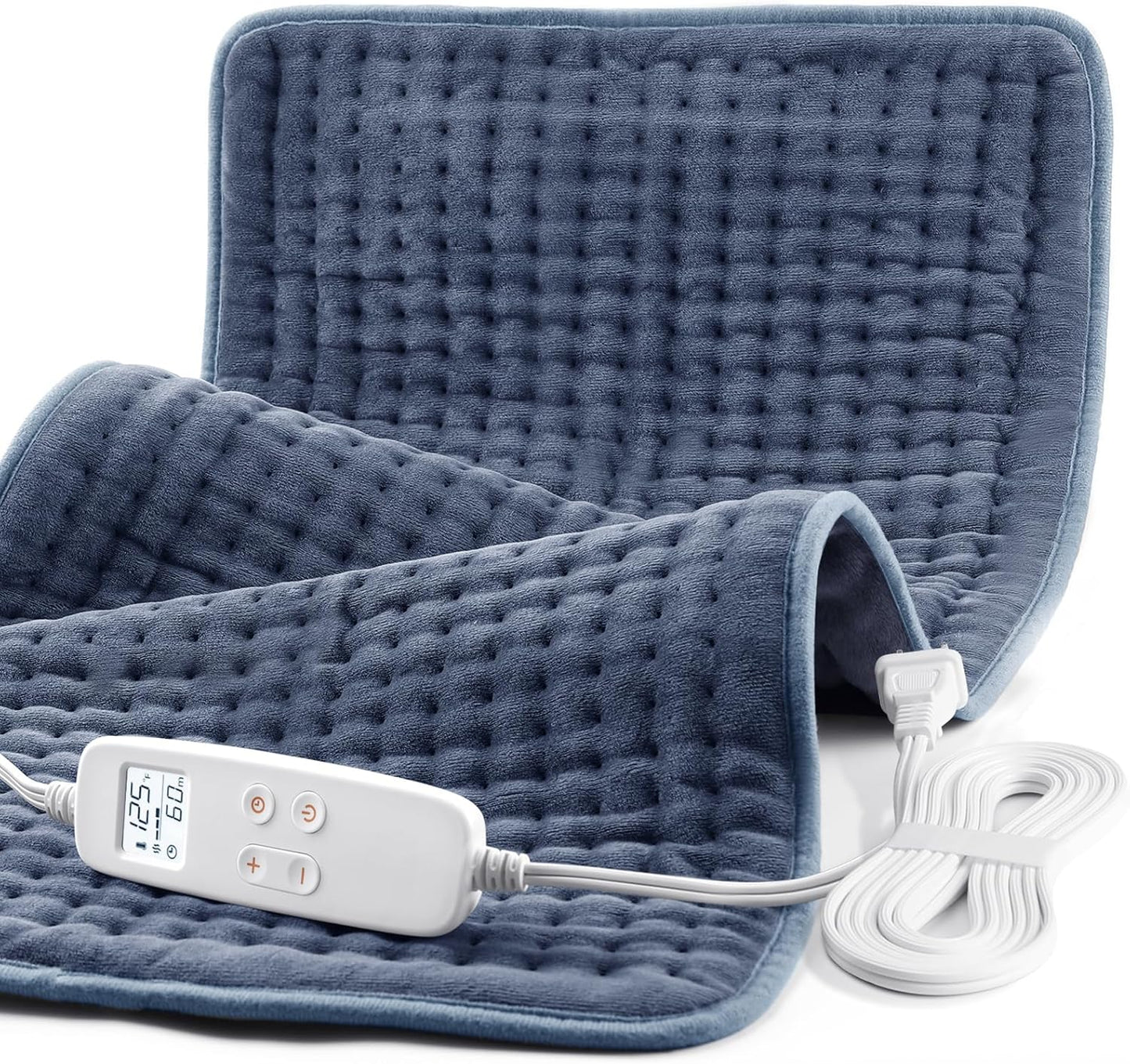 Extra Large Heating Pad, Fast Pain Relief, 6 Timer & Temp, VAAGHANM